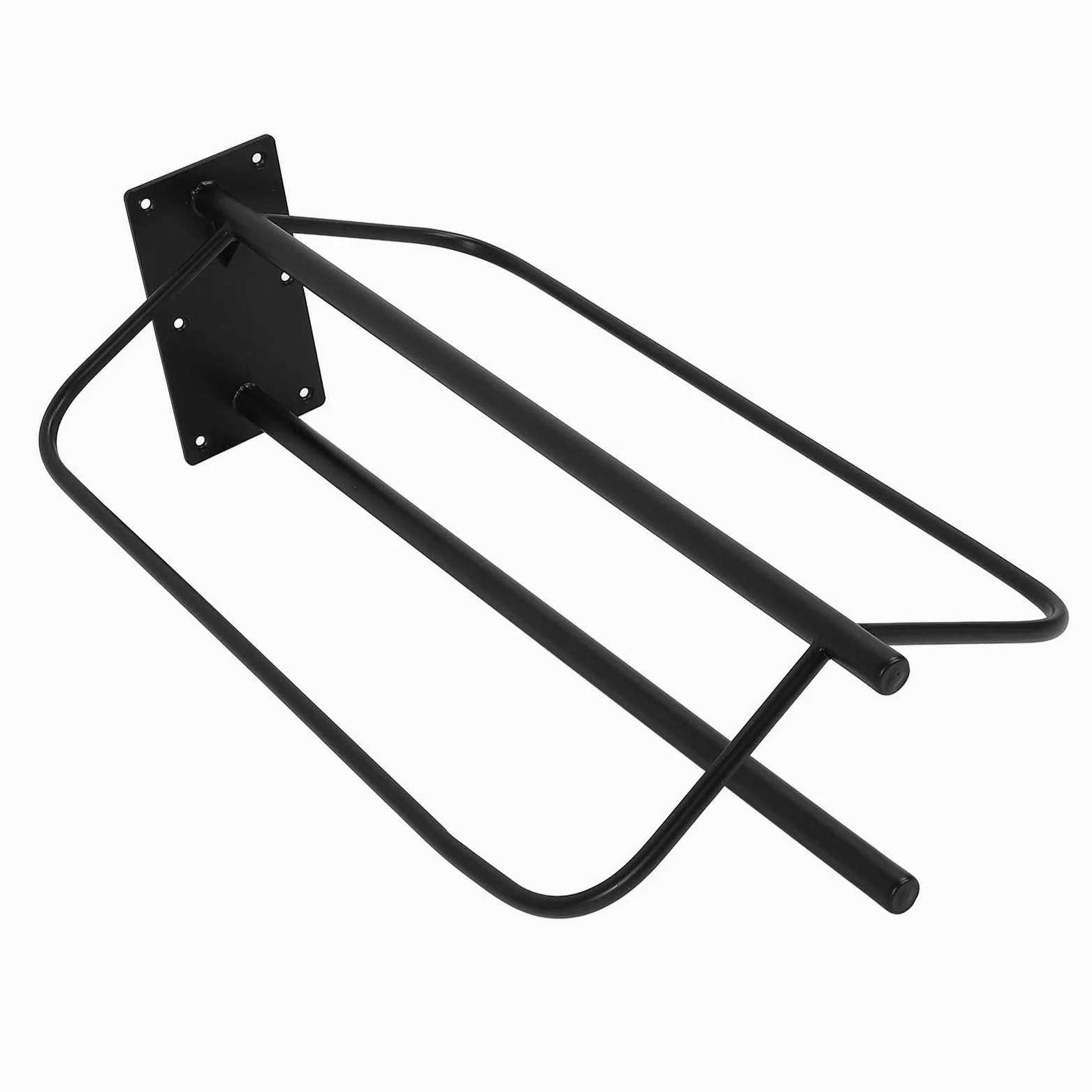 GLOGLOW Soporte para Silla de Montar, Soporte para Silla de Montar en Pared, para de de Hierro Resistente con Barra de Almohadilla para Almacenamiento de Tachuelas