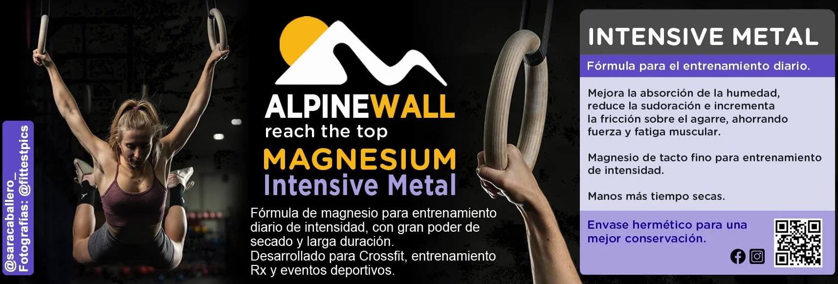 MAGNESIO 2Kg Cross Training Metal Intensivo para Crossfit y Gimnasio