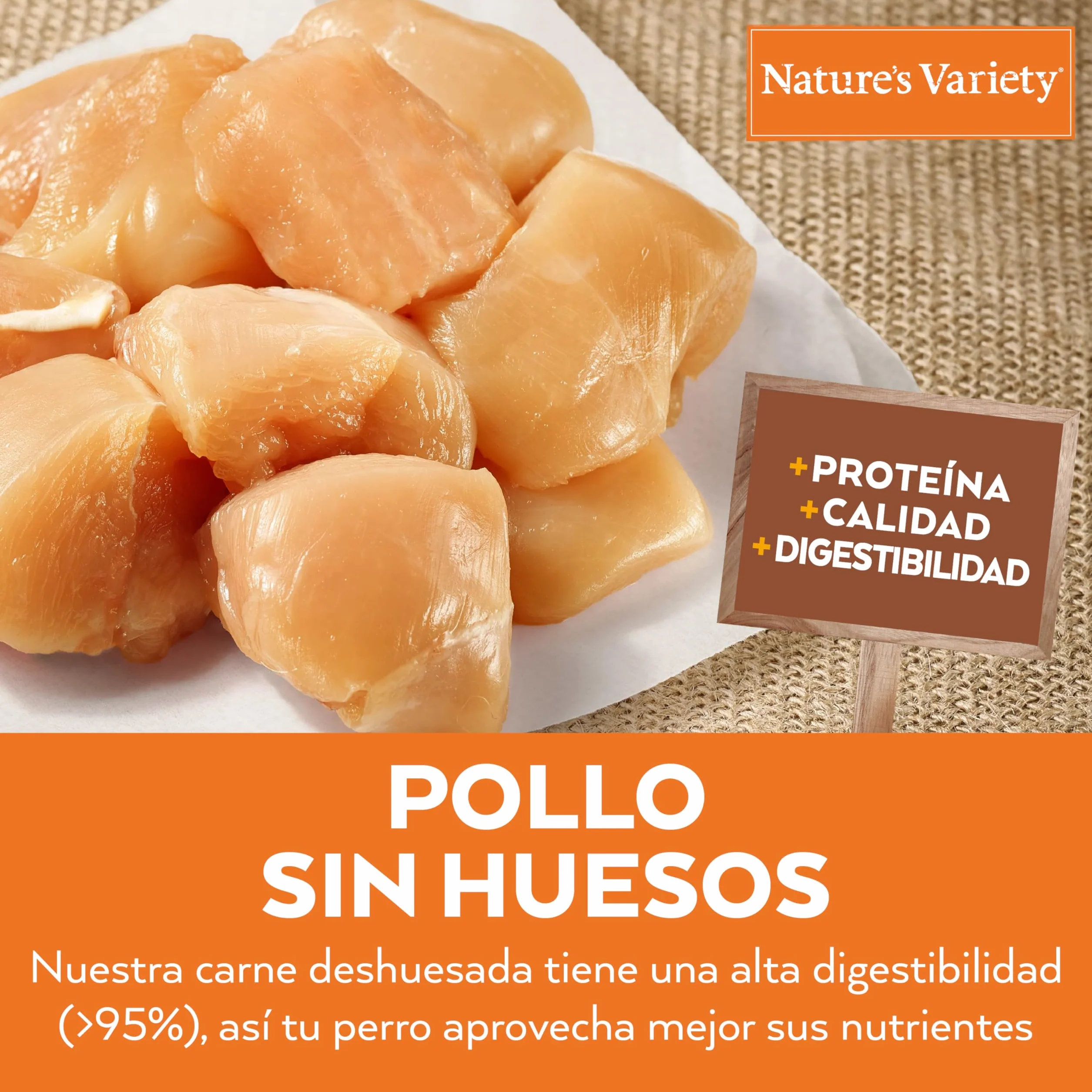 Nature's Variety No Grain Pienso para Perros Adultos Mini con Pollo 1,5kg