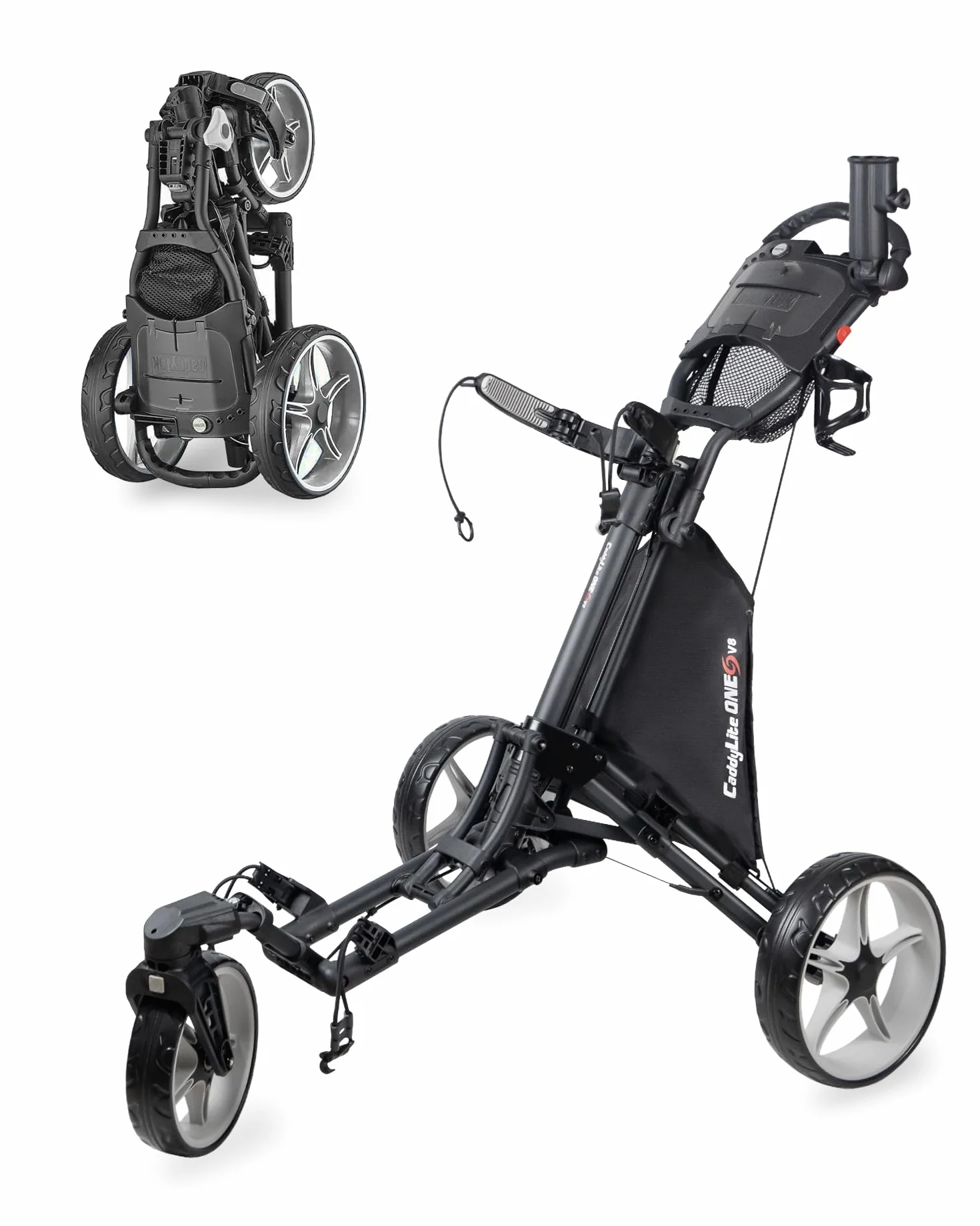 CaddyLite 15.3 Carrito de golf plegable de cuatro pliegues