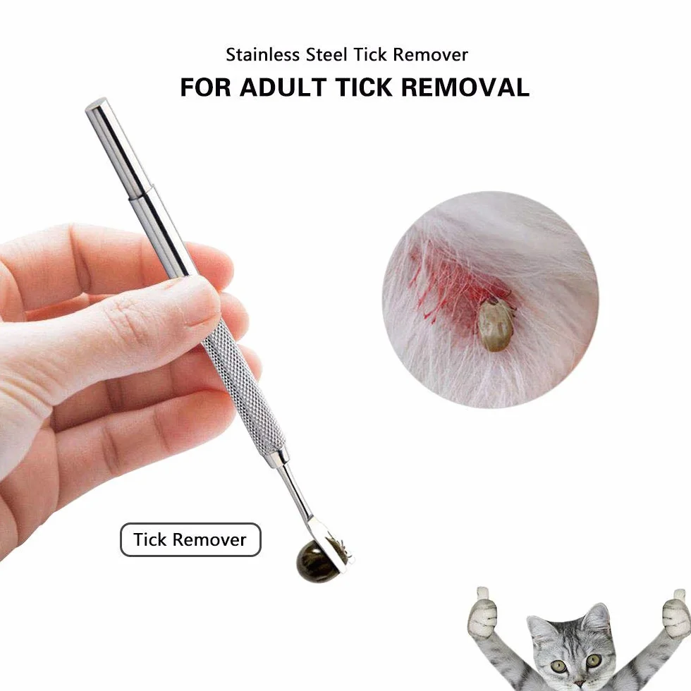 YOUYIKE® Pinzas para garrapatas,Acero Inoxidable Pet Perros Gatos garrapatas Remover Kit,3 Premium tickremover + Caja de Almacenamiento