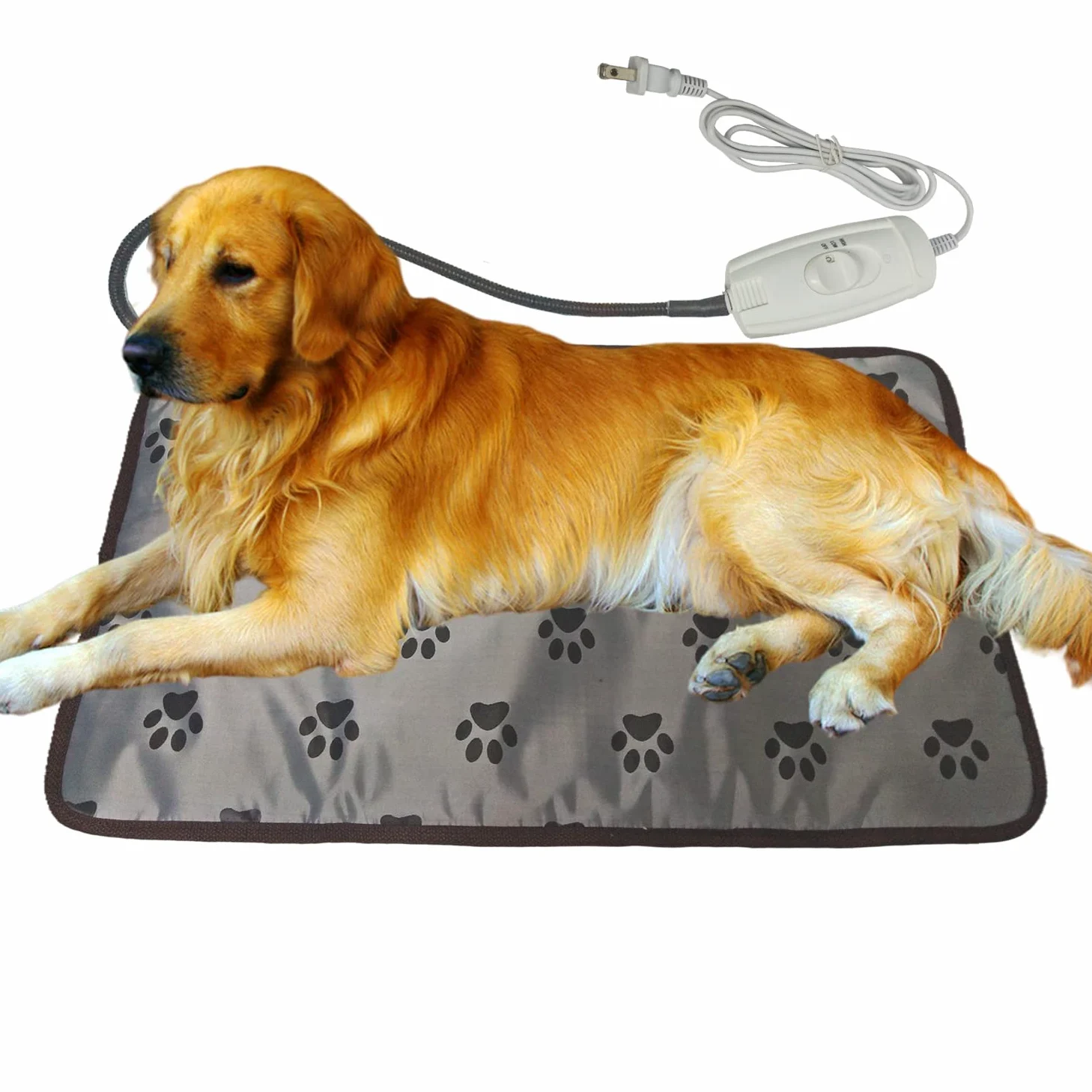 Almohadilla térmica para Perros Grandes para Interiores, tapete térmico Impermeable para Mascotas, Almohadilla térmica para Gatos, Almohadilla térmica para Cachorros para Caja de Parto al Aire