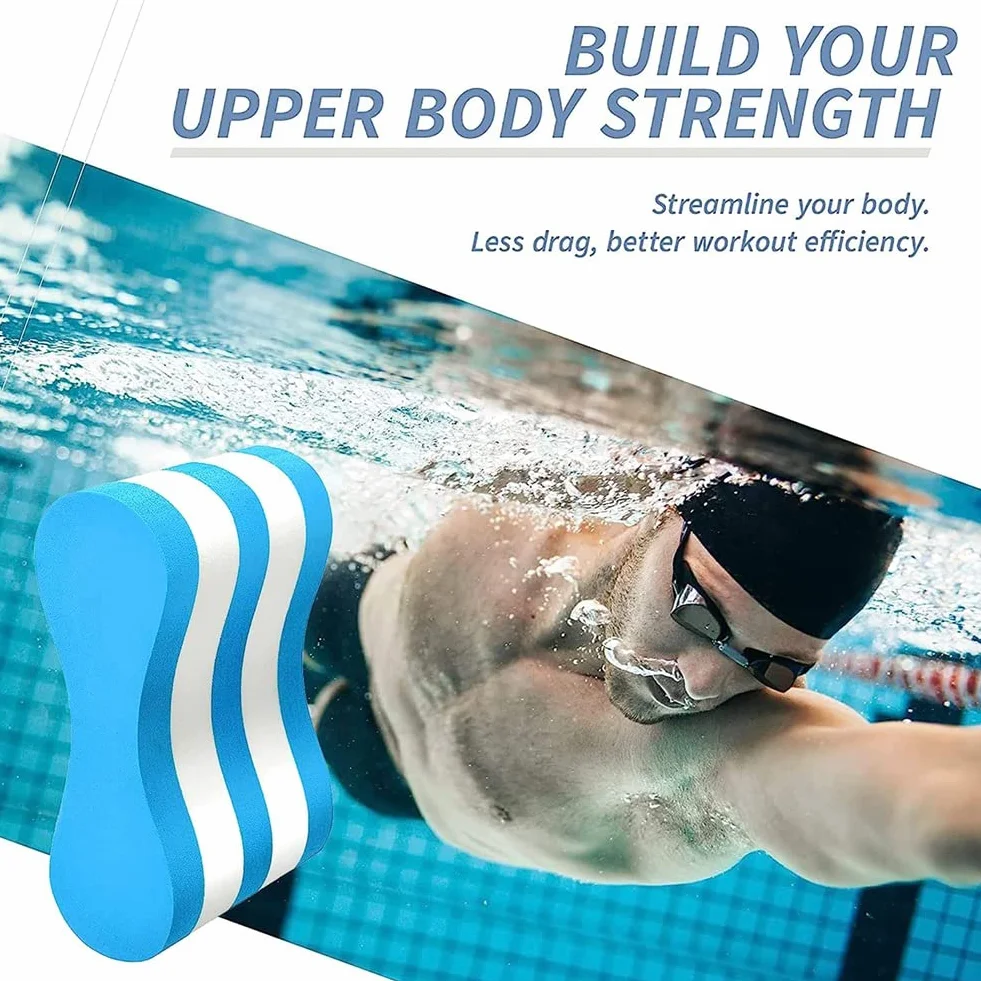 Pull Buoy Leg Float Pool Ayuda de Entrenamiento para Piernas y Cadera Soporte Natación