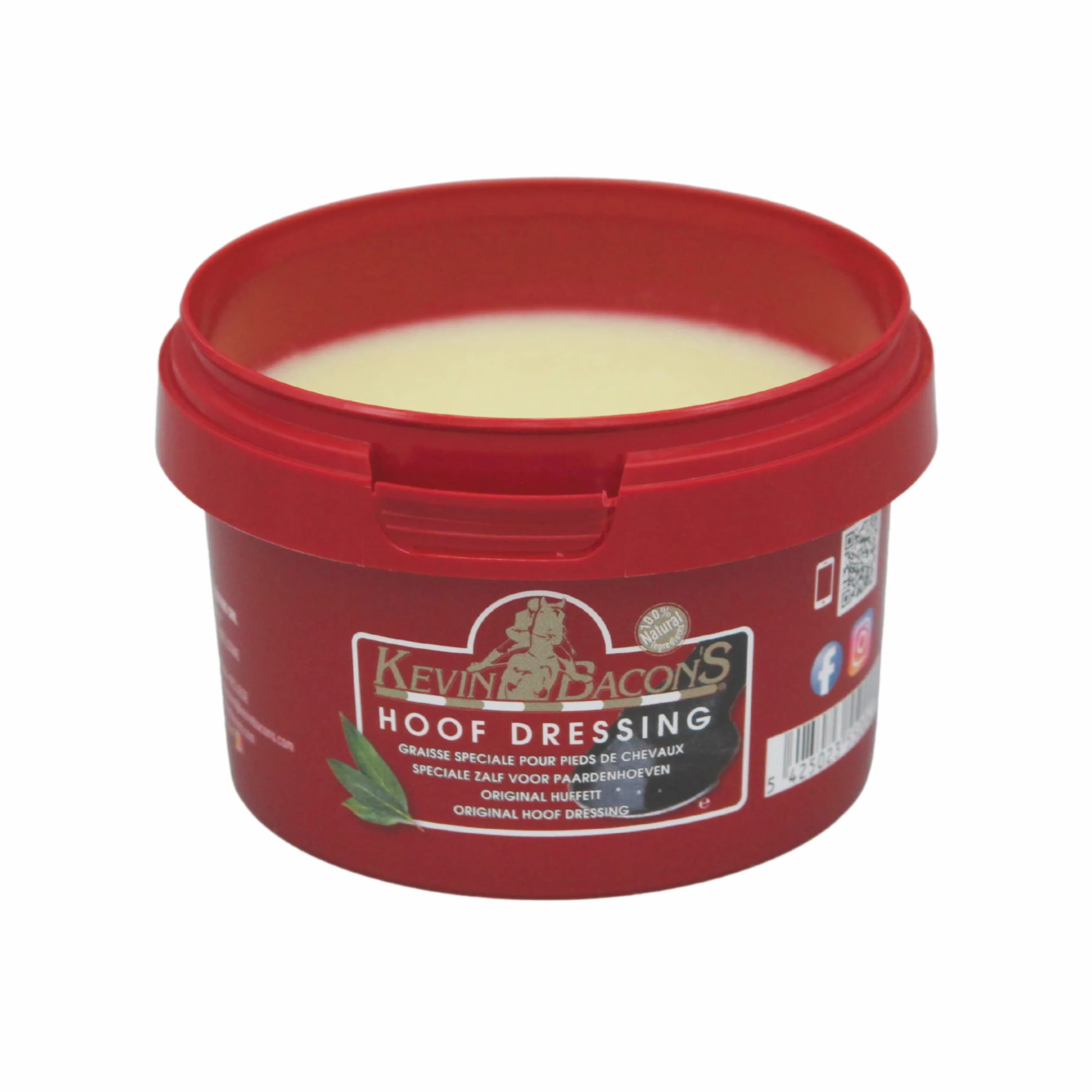 Kevin Bacon's Hoof Dressing Original | 250 ml | Producto de cuidado para cascos de caballo | Puede ayudar a mejorar la propiedad de los pezuñones | Con ungüento de laurel y grasas animales