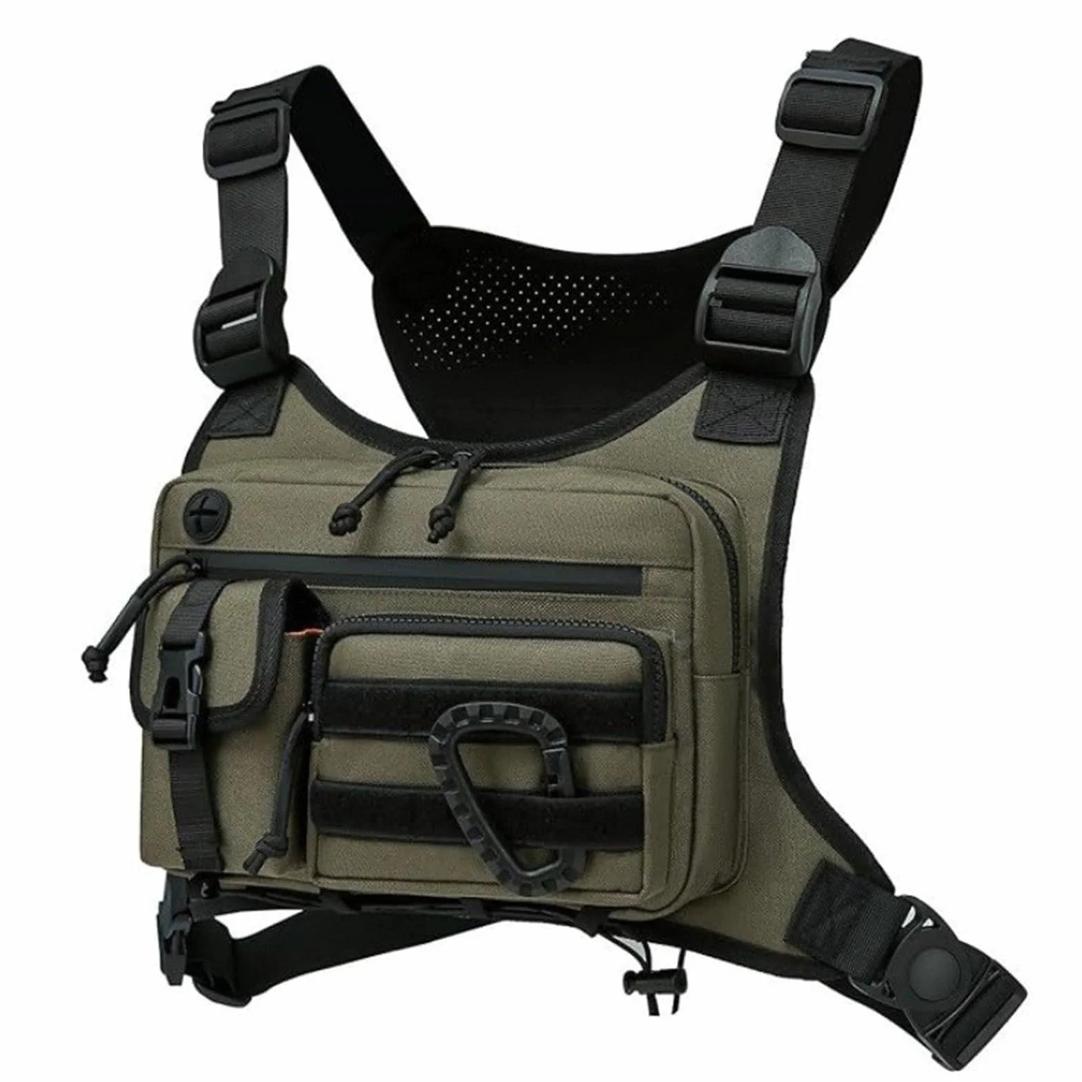 Tacticals Bolsa de pecho para correr entrenamiento senderismo chaleco táctico para hombres