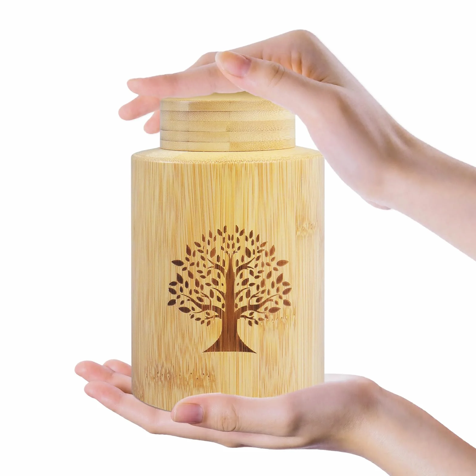 Urna para cenizas, recuerdo de cenizas, urna de madera, recuerdo de tubo de urna pequeña para adultos, humanos, machos, hembras, mascotas, perros, gatos