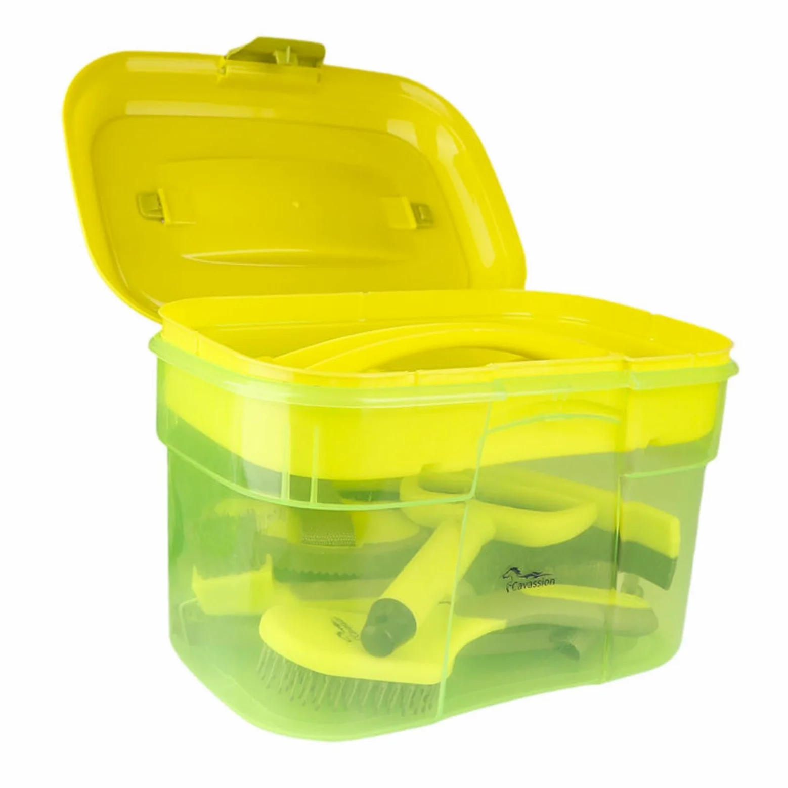 Kit de Aseo para Caballos de 8 Piezas con Organizador, fácil de Usar, raspadores, eficaz, práctico, cepillos para Caballos de Calidad.