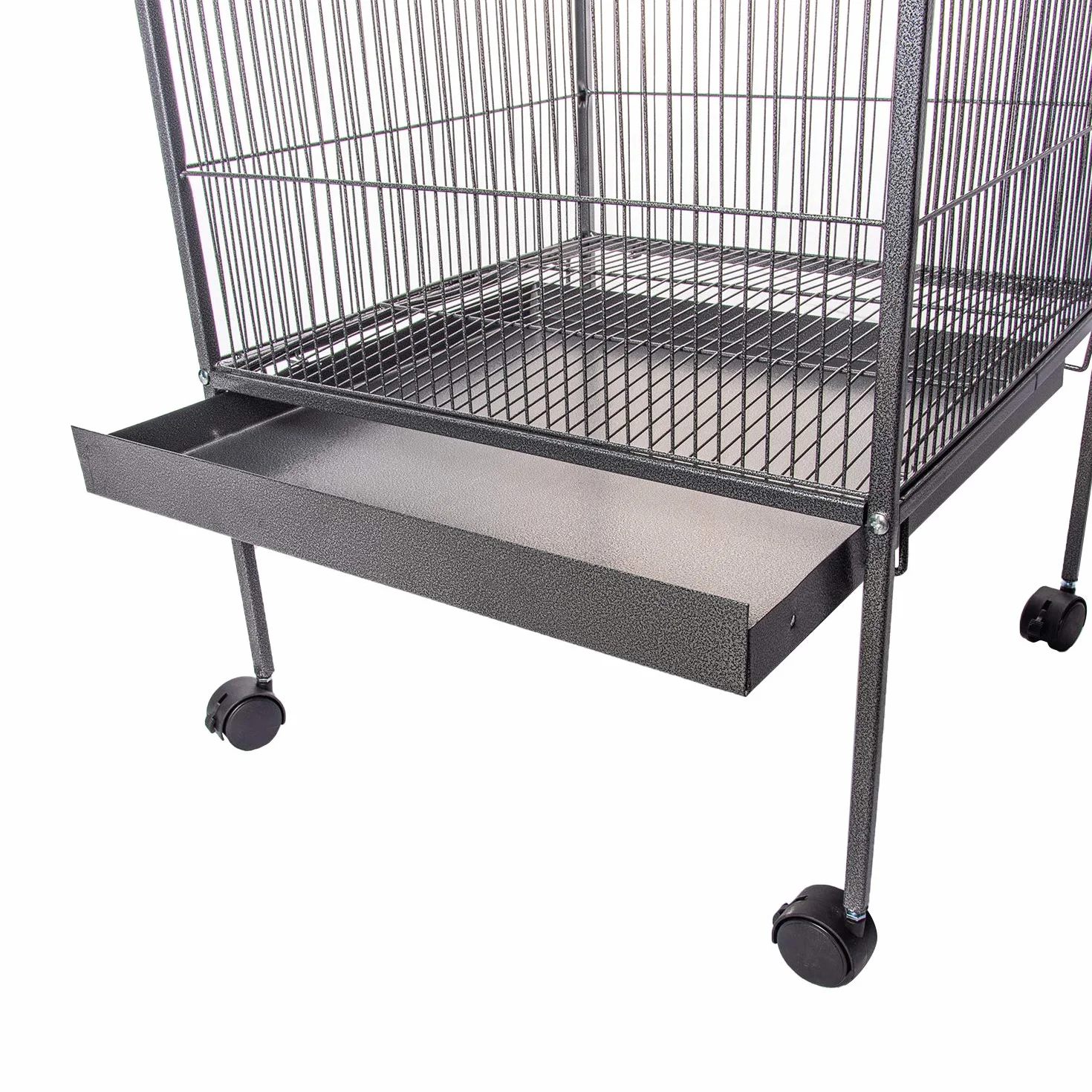 AQPET Pajarera Completa para Aves Canarios, con Techo, 162 x 52 x 52 cm