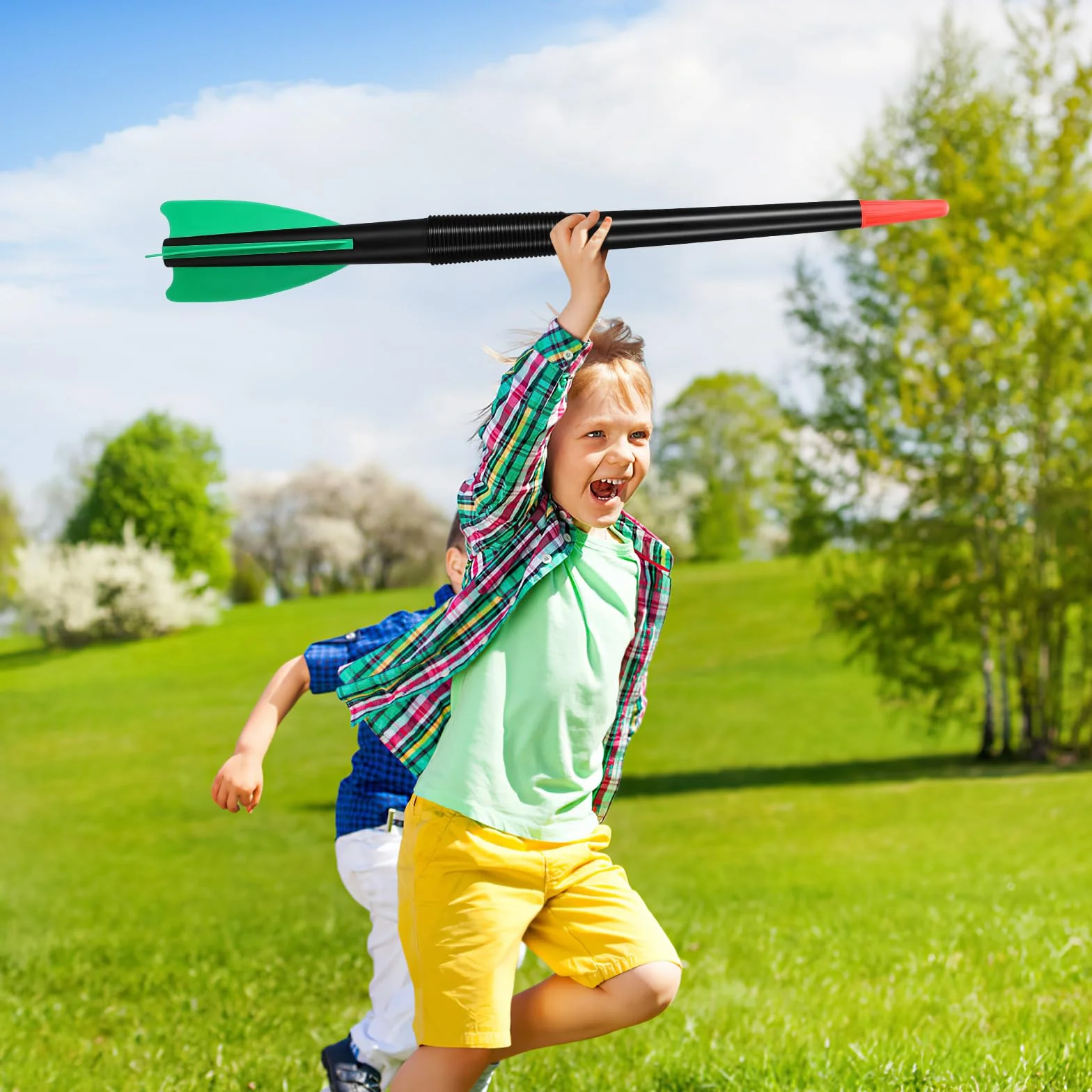 Jabalinas de entrenamiento de plástico suave para niños, lanzamiento de jabalina para competición escolar