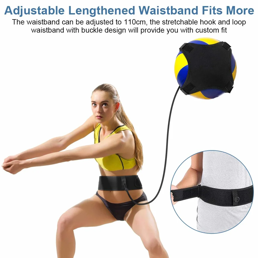 Yosoo Health Gear Kit de Entrenamiento de Voleibol con Correa de Cintura para Práctica en Solitario