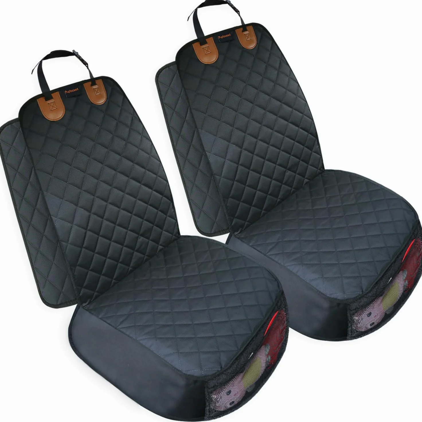 Pet Items - Funda de asiento para coche y perro, funda de asiento delantero para perro