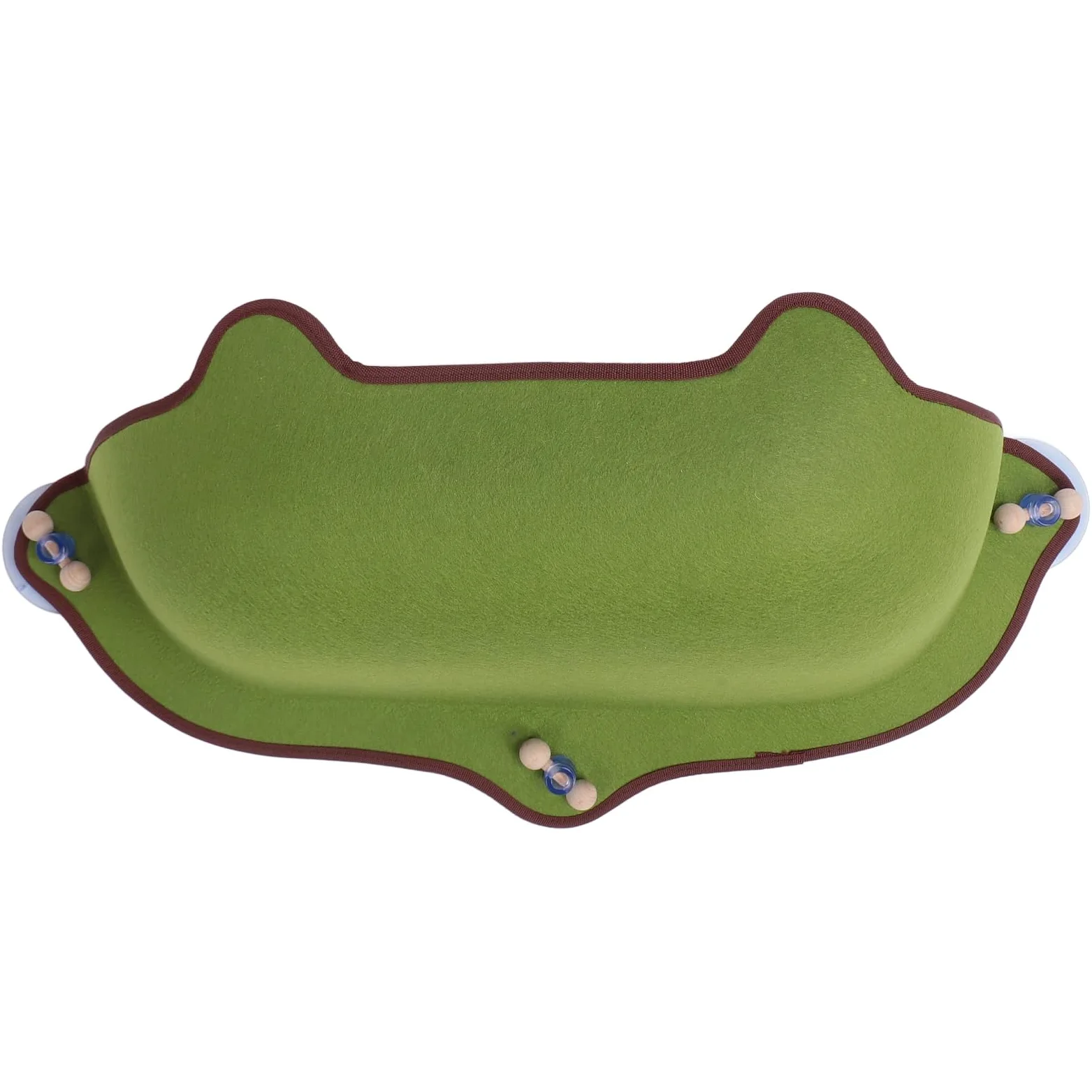 Generic Hamaca para Ventana de Gato, Cómoda y Transpirable, Percha para Ventana con Ventosa, Alfombrilla para Gatos, Fácil Limpieza para Alféizares (Green)