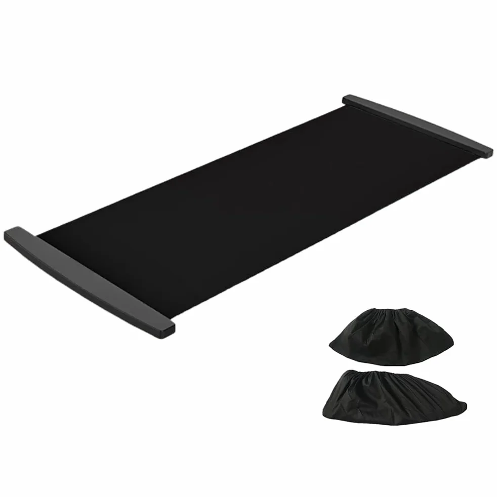 MAICOLA Tabla deslizante con cubierta para zapatos y divisor, alfombrilla deslizante, entrenamiento de hockey, patinaje sobre hielo
