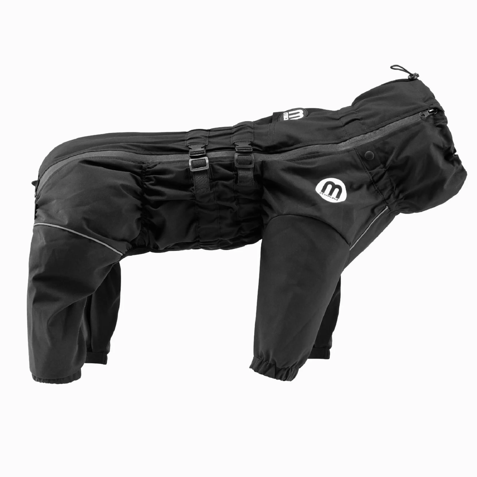 Mikki Doodles, Chubasquero para Perros, Impermeable, Cortaviento, Forro Sedoso, Menos fricción Significa Menos Nudos y enredos, Talla XL