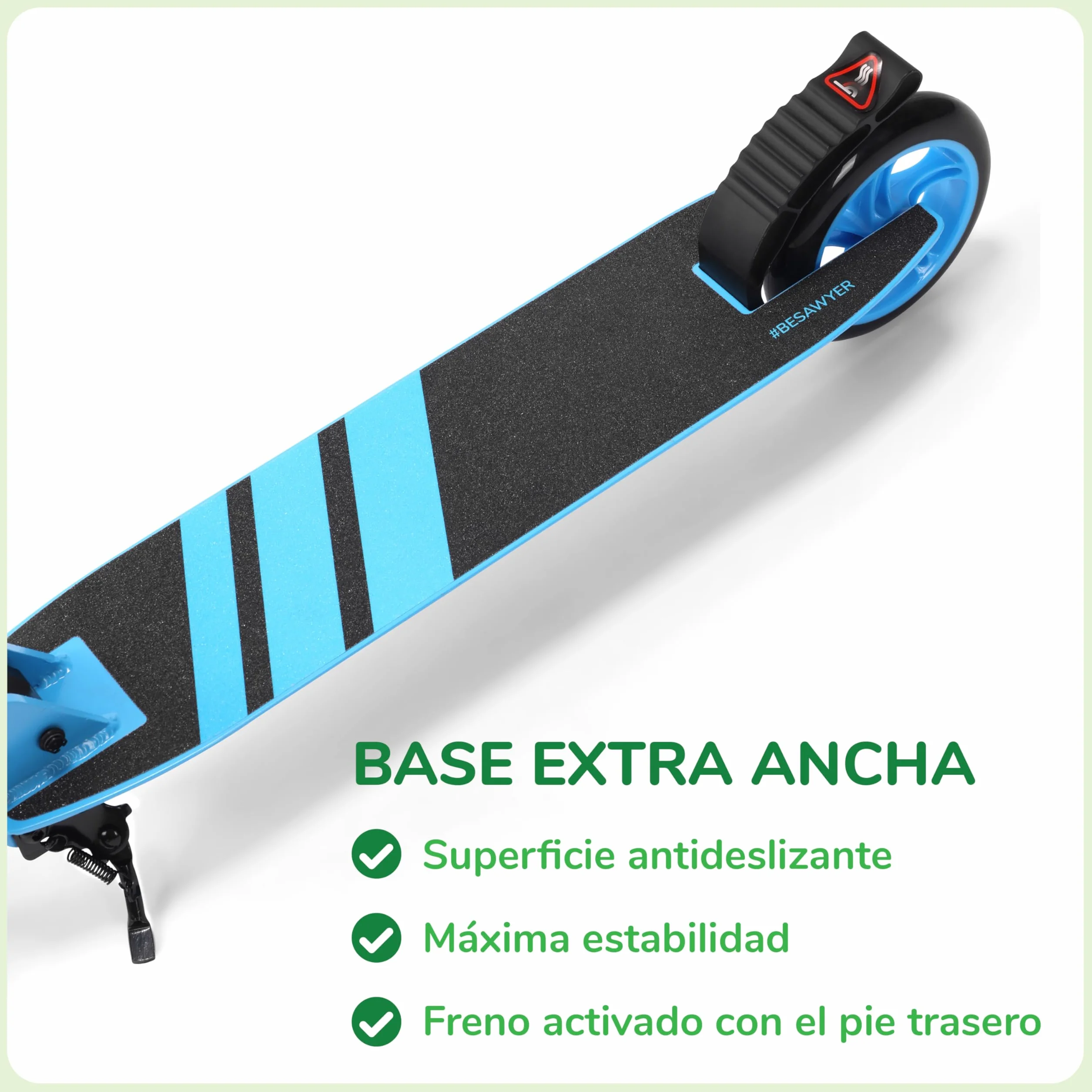 Sawyer Bikes Patinete Ajustable y Plegable Niños 6 a 12 Años