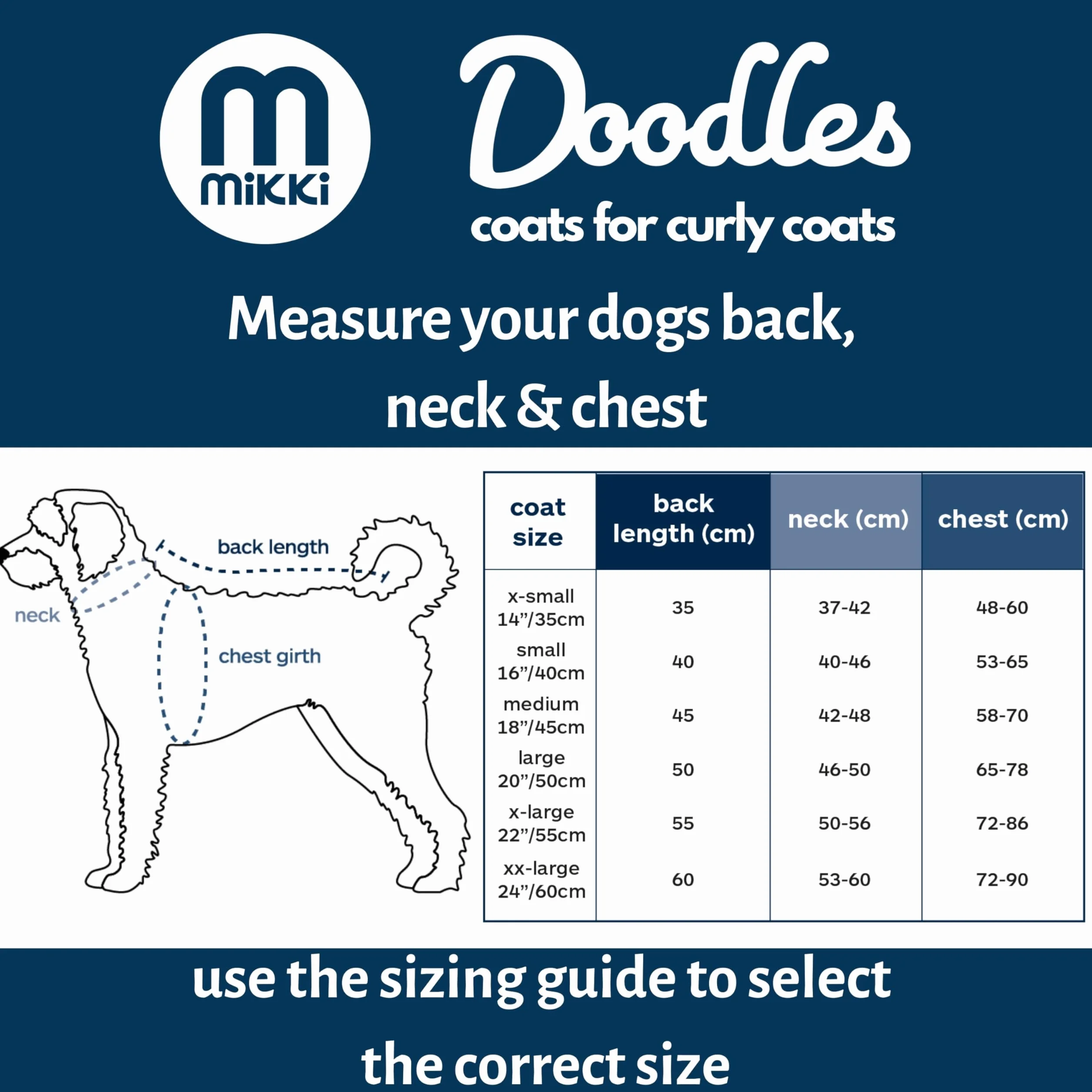 Mikki Doodles, Chubasquero para Perros, Impermeable, Cortaviento, Forro Sedoso, Menos fricción Significa Menos Nudos y enredos, Talla XL