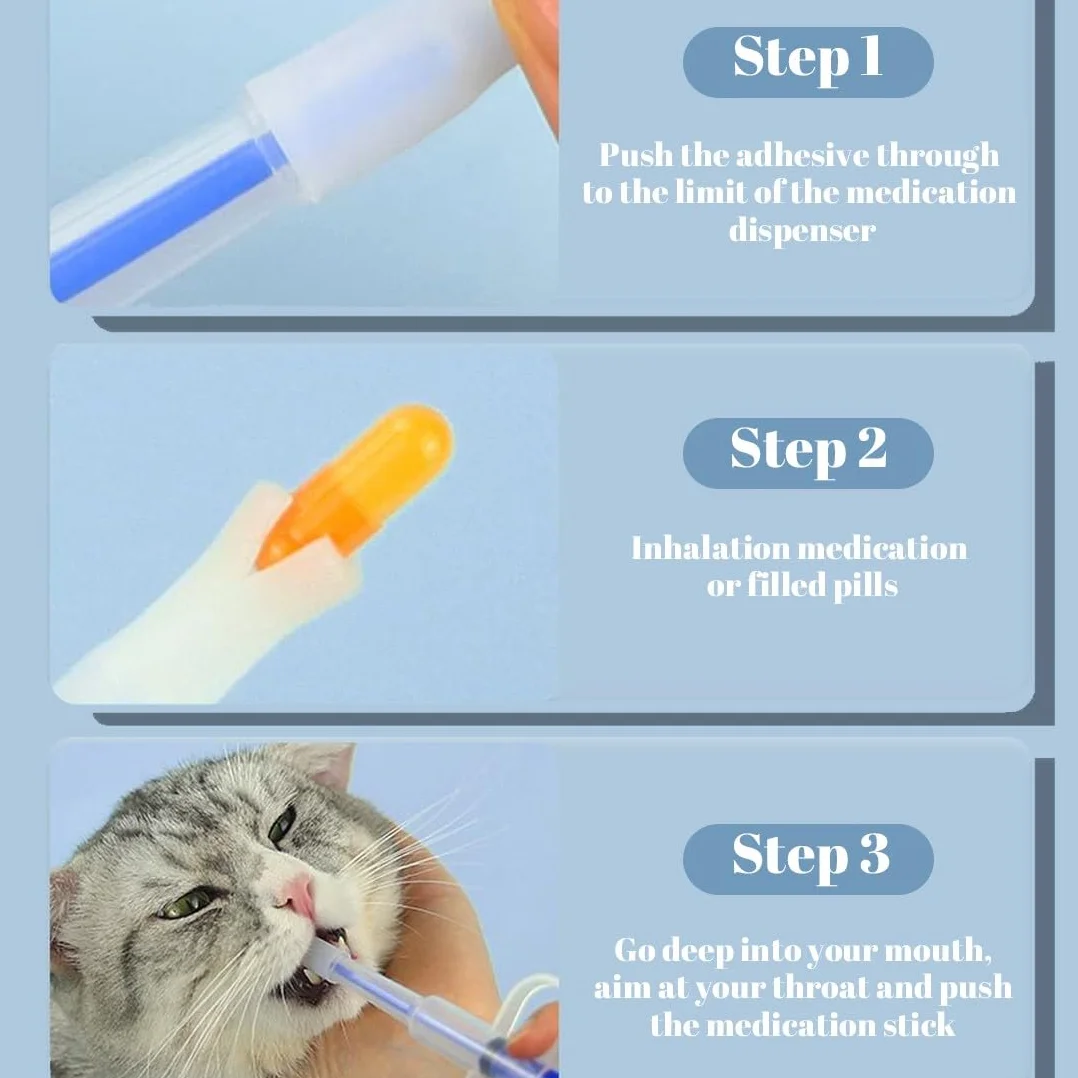 2 Pcs Feeder Medicine Syringes Gato, Alimentador De Tabletas Para Mascotas, Medicine Dispenser Pill Para Pets, Medicamento,Silicone Syringe Para Pets, With Soft Tip, Para Small Pets Dogs Cats