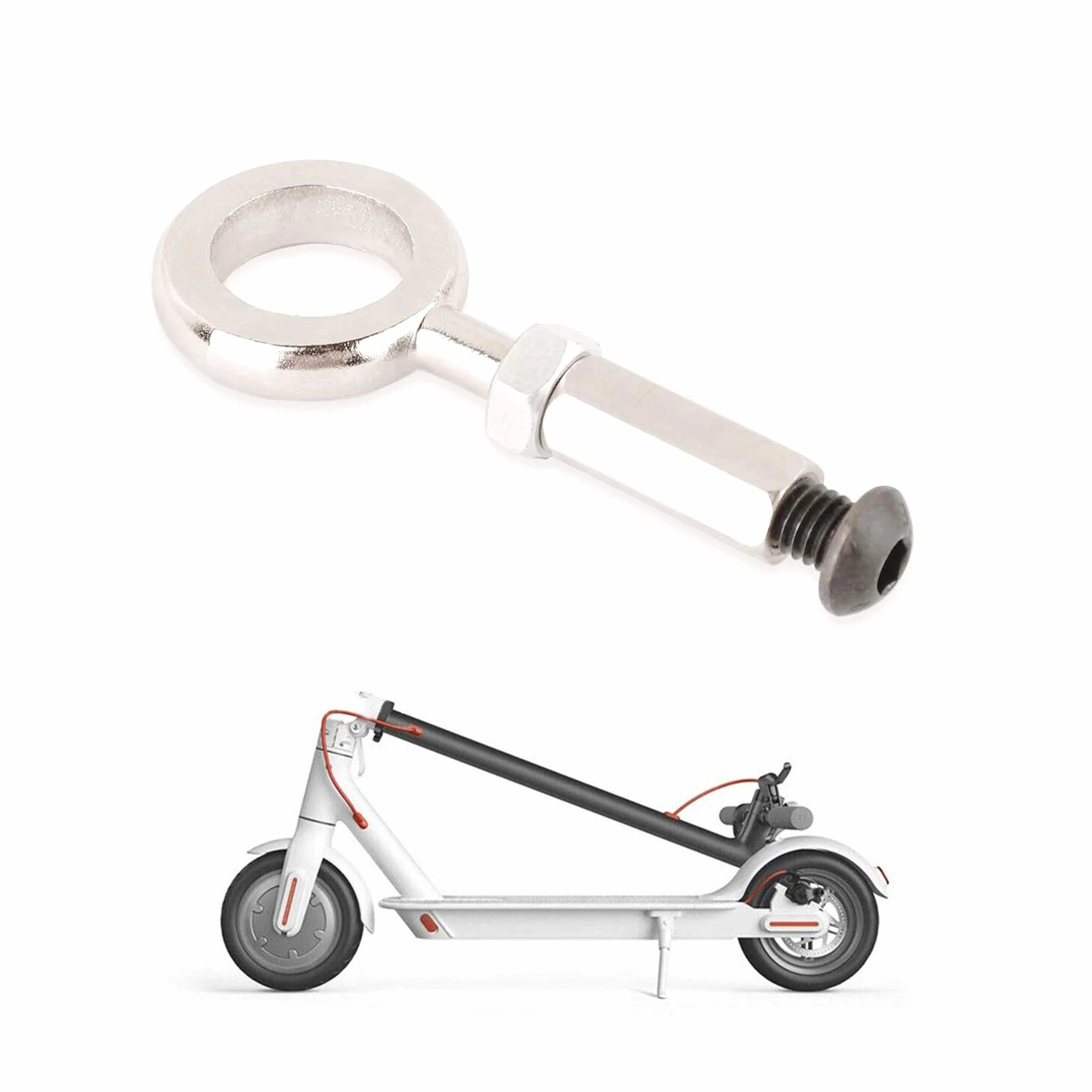 Scooter eje de bloqueo tornillo ensamblado juego de repuesto para Xiaomi 1S/M365/Pro