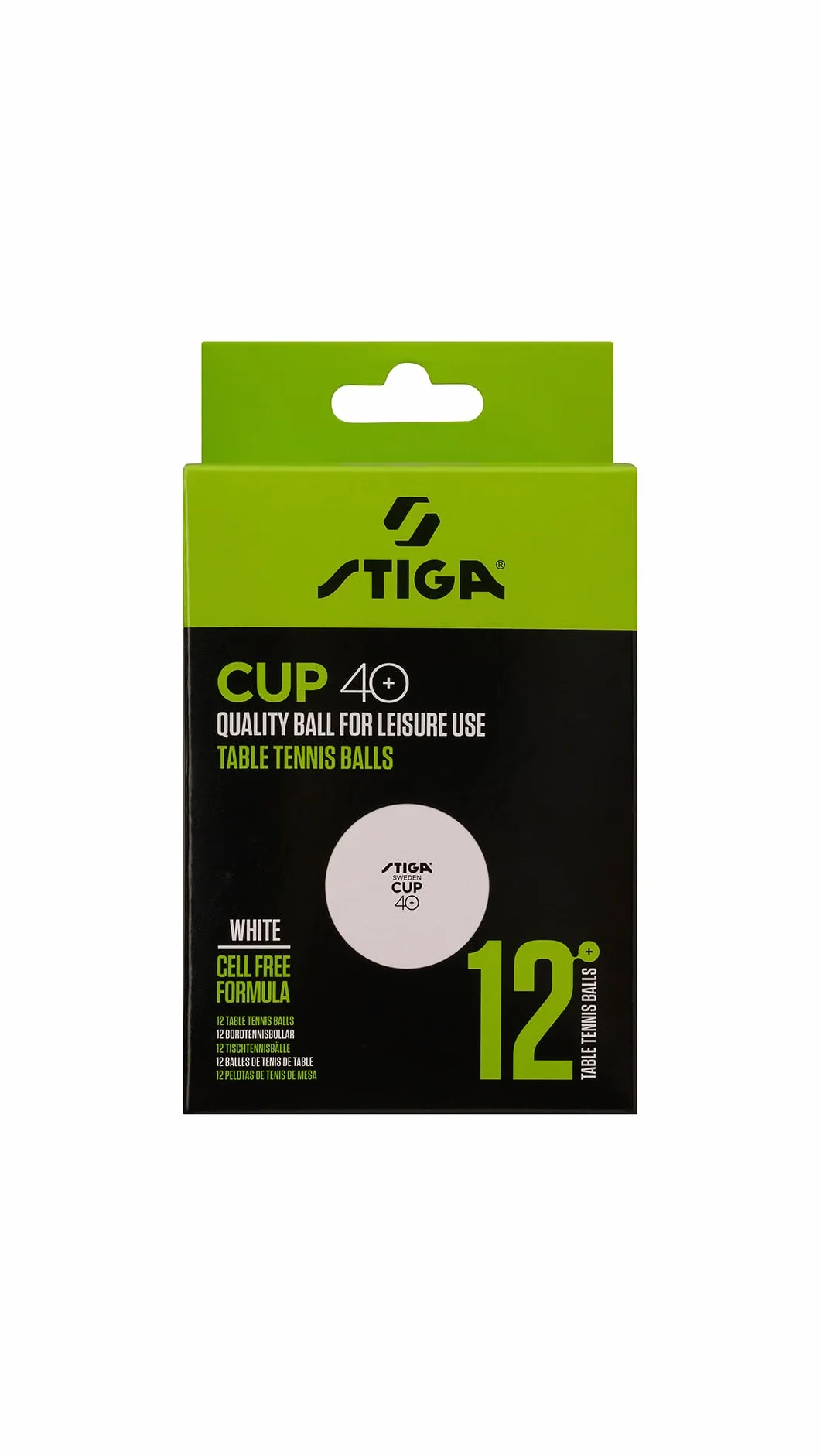 Stiga Cup 40+ Bolas de pingis Adulto