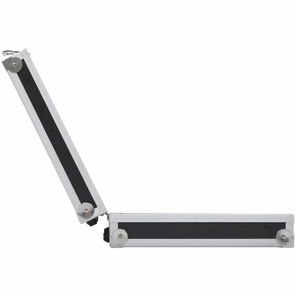 vidaXL Maletín para Armas de Aluminio y ABS con Cerradura Llaves Negro