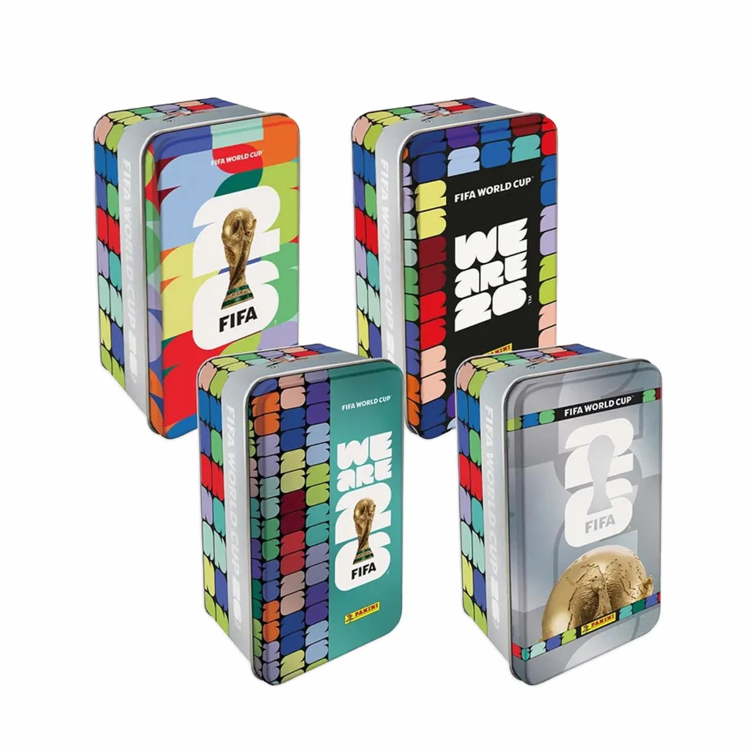 Panini FIFA World Cup 2026 Cromos Classic Tin Box 10 Sobres Colección Oficial 4 Modelos