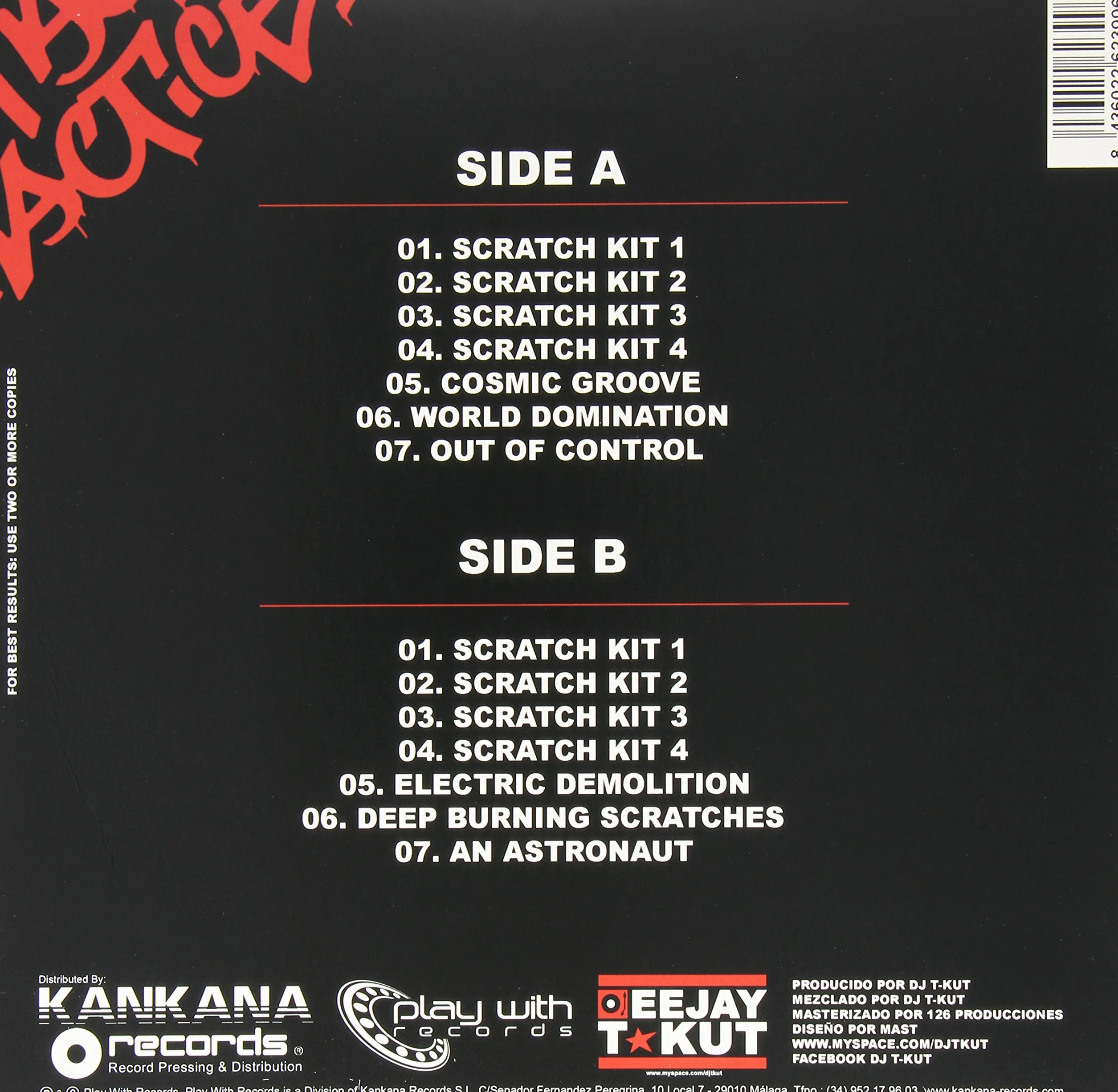 Skratch Practice Black Vinyl 12"