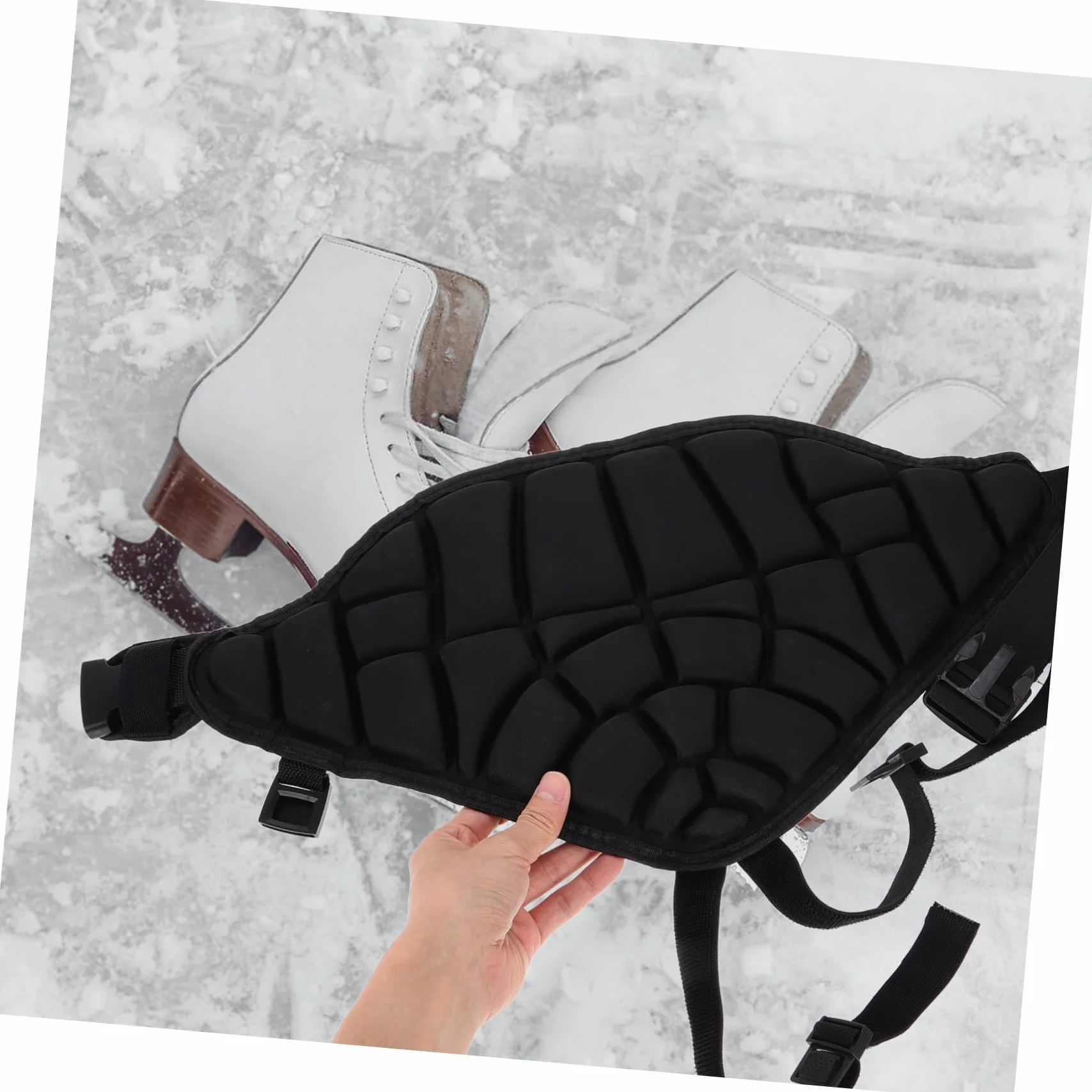 HANABASS Almohadillas para Trasero Protector de Cadera Ajustable con Espuma Transpirable Pantalones Cortos Acolchados para Patinaje