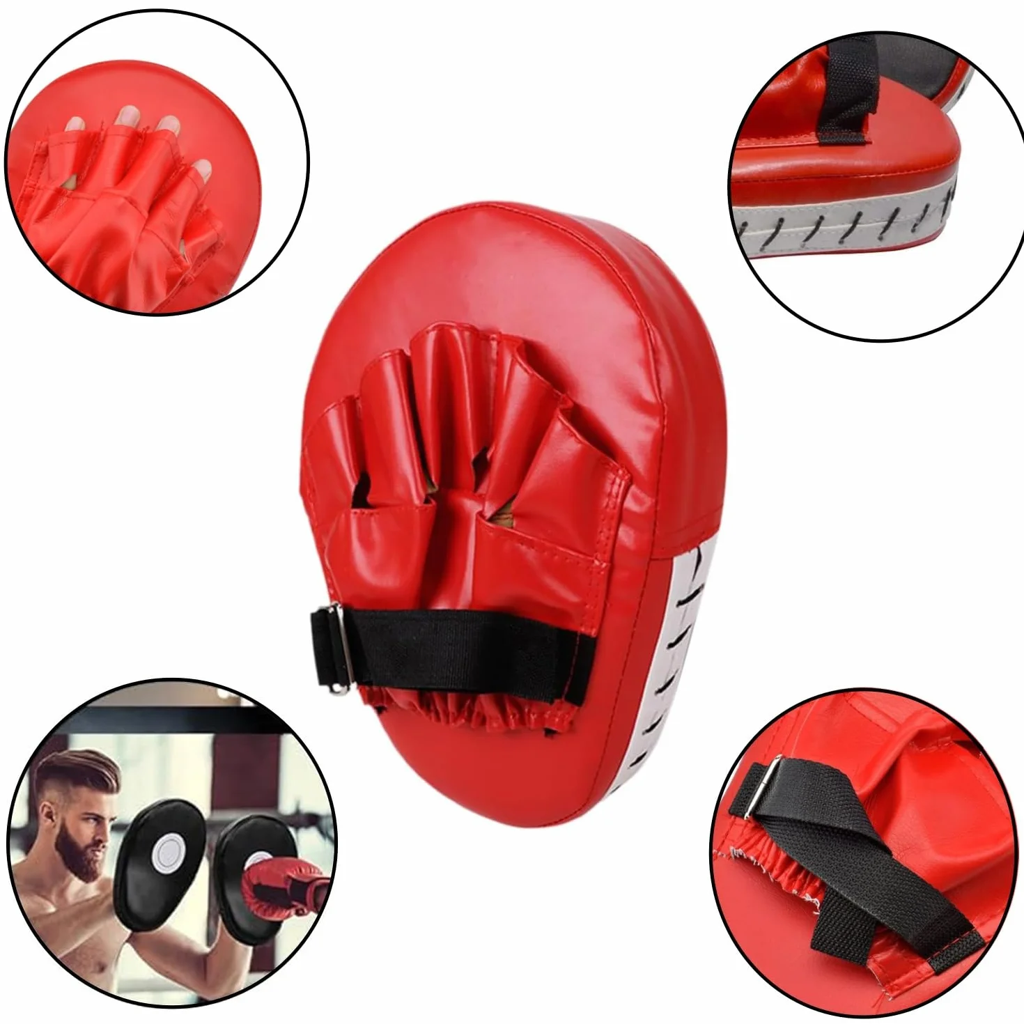 LATRAT 1 Par Almohadillas Entrenamiento Muay Thai Karate Taekwondo Artes Marciales