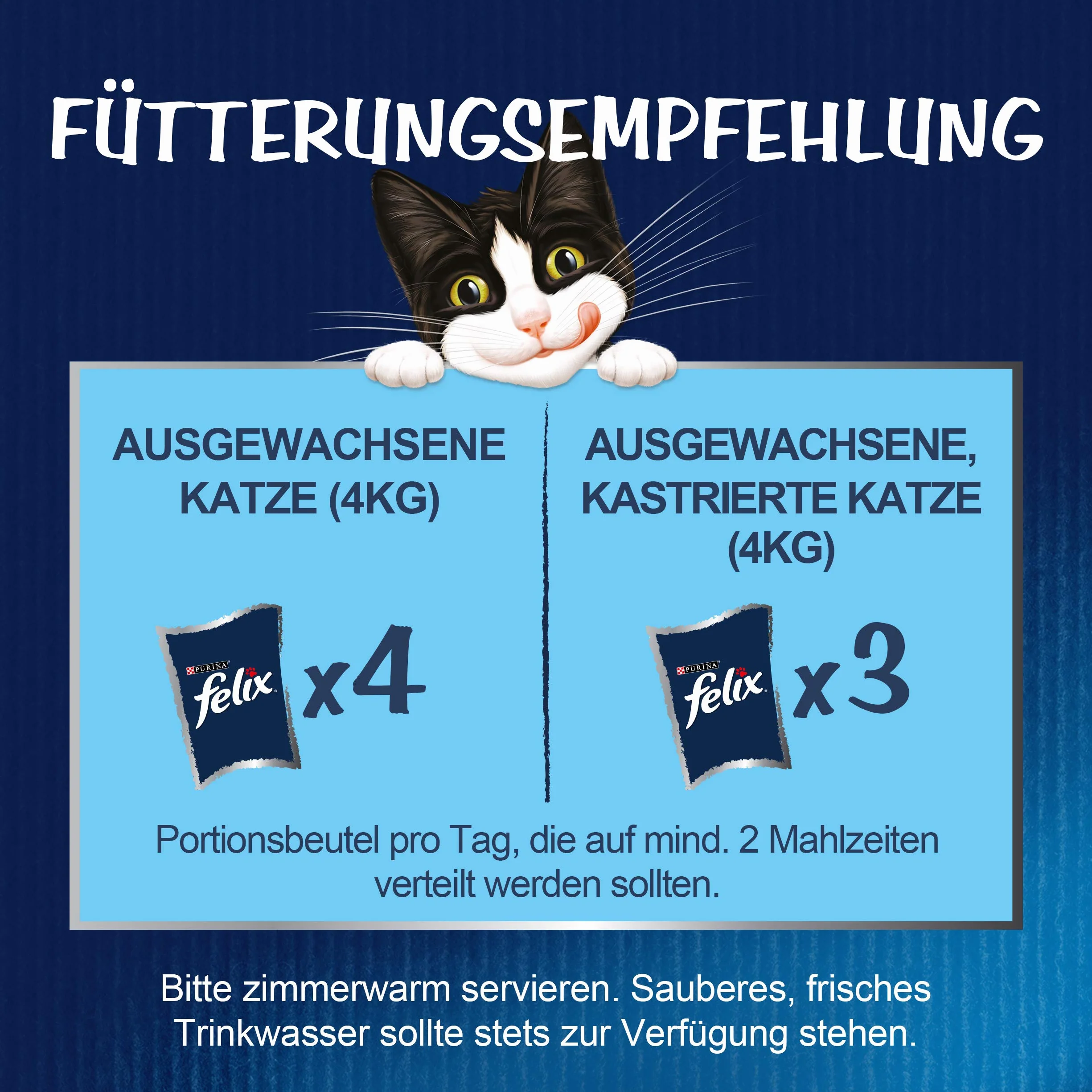 Purina Felix Fantastic Comida Húmeda para Gato Adulto Pack Surtido Carne y Pescado, 120 Sobres de 85g