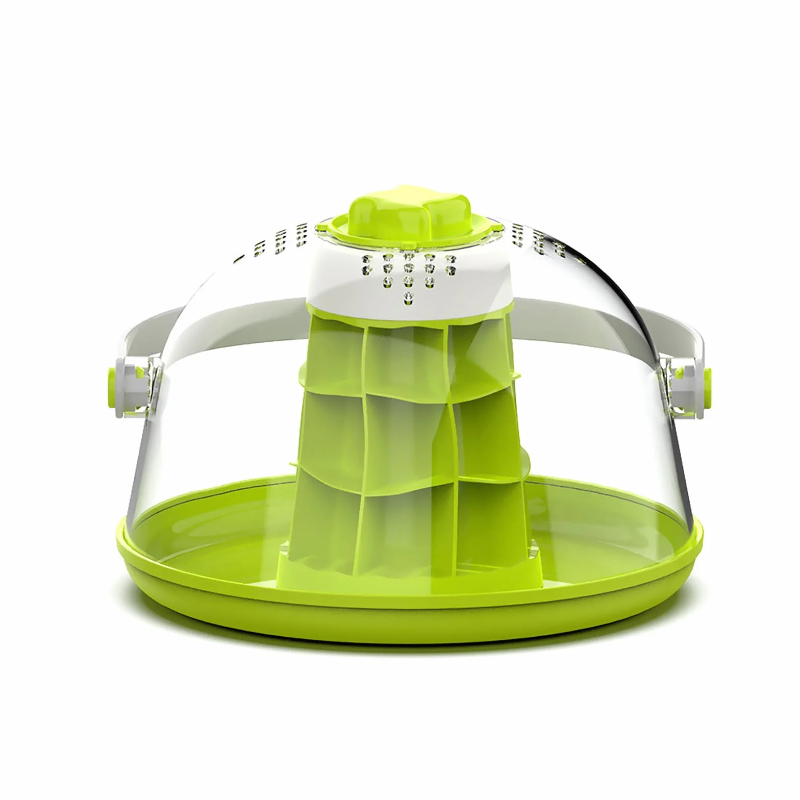 Caja multifuncional de observación y cría de caracoles, hábitat educativo para mascotas, 23 x 19,5 x 13,5 cm, material ABS + PC, fácil de limpiar, bien ventilado, adecuado para gusanos de seda