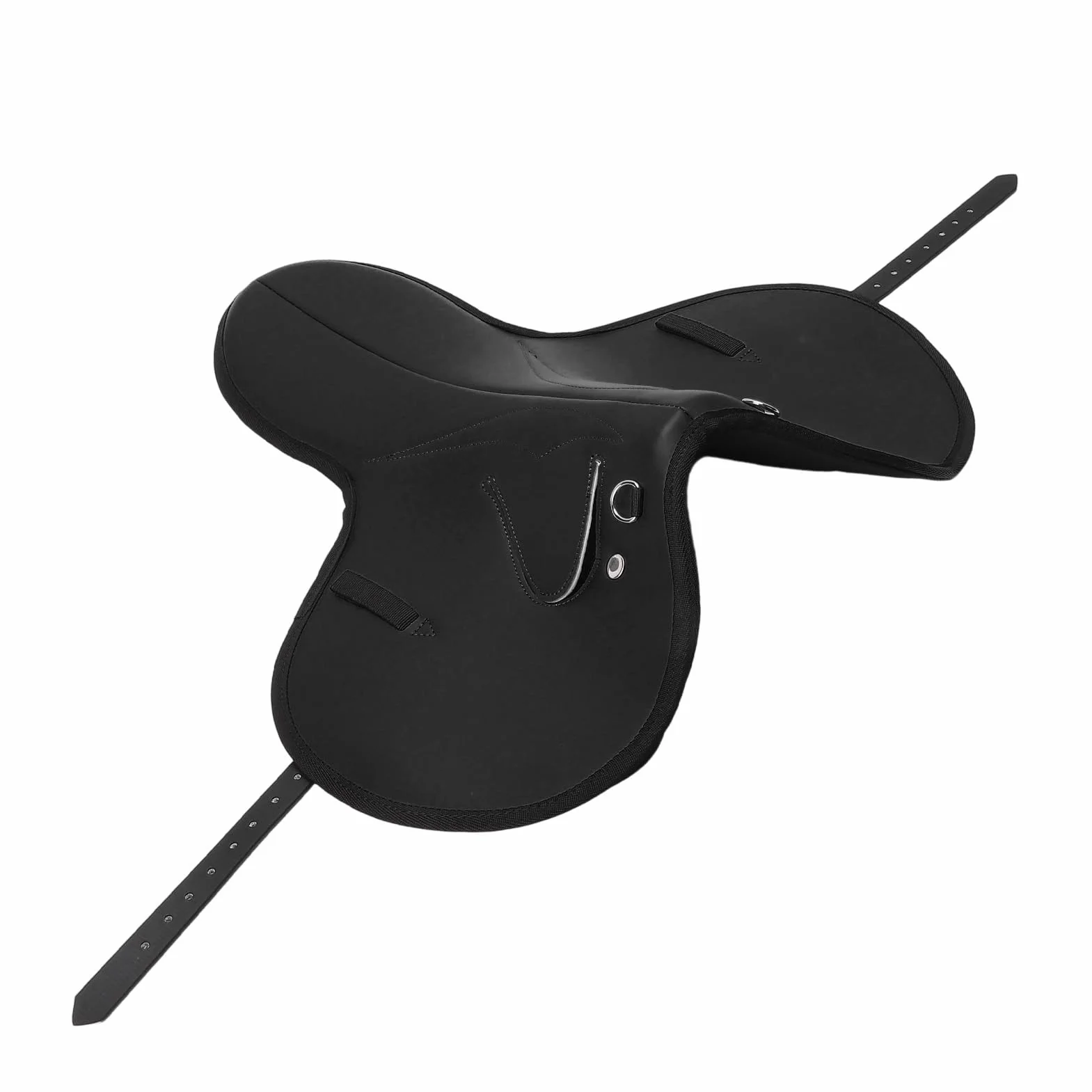 Fabater Almohadilla Protectora para Silla de Montar de Caballo, Amortiguadora, Cómoda, Negra para Actividades Ecuestres