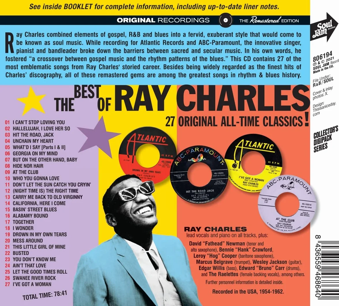 Ray Charles The Best of Ray Charles (Incl. 6 Page Booklet)