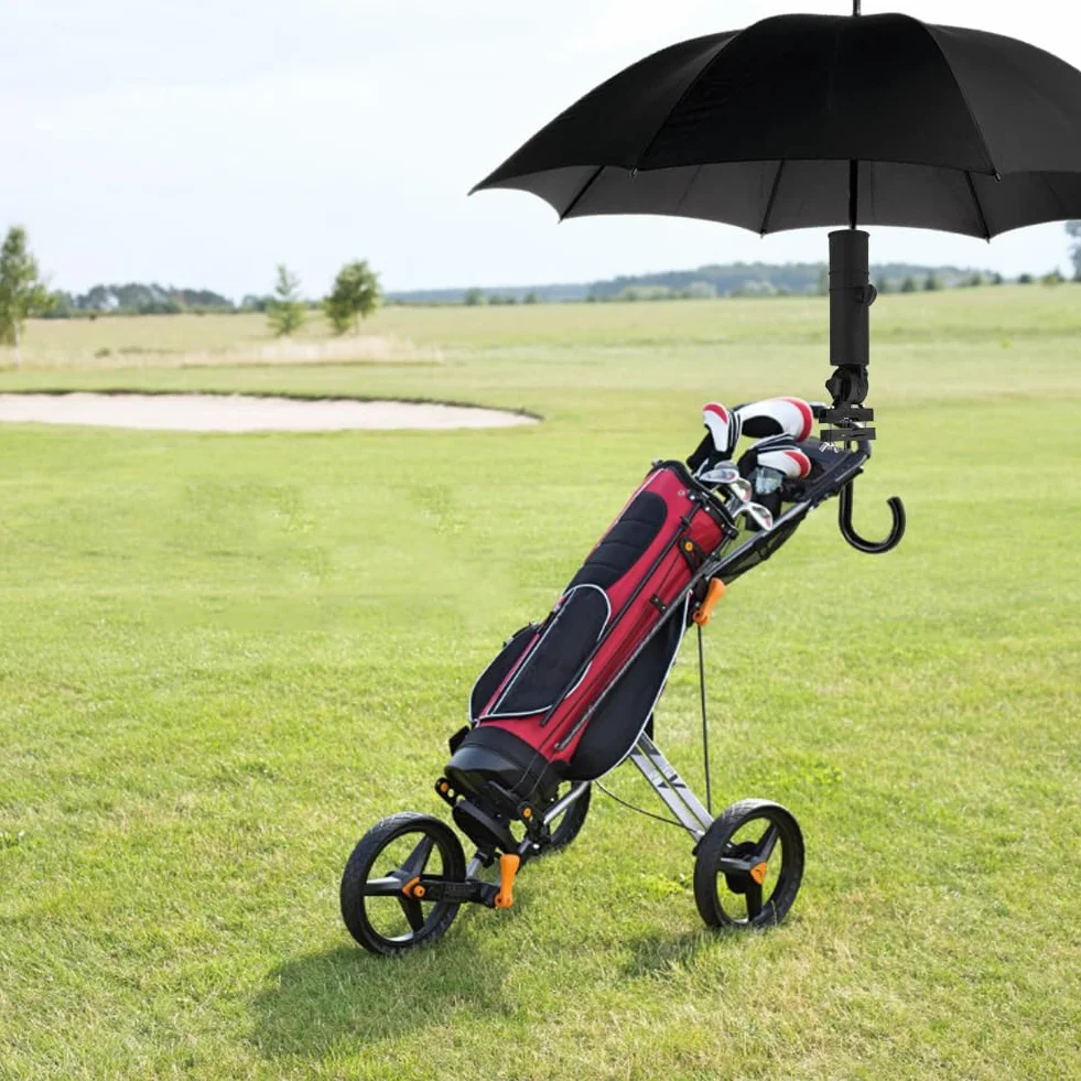 Soporte de sombrilla universal ajustable para carrito de golf