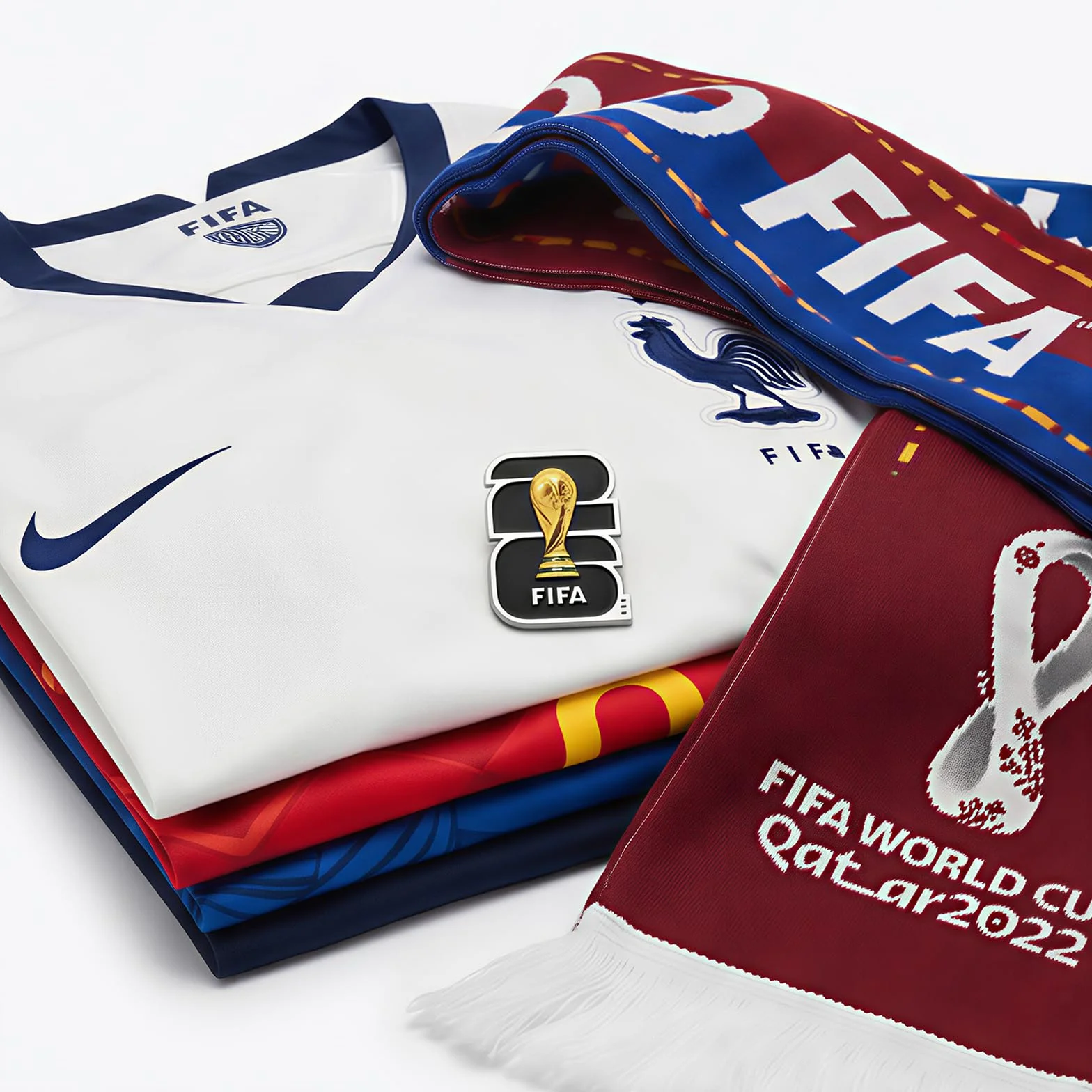 Pin Oficial FIFA Copa del Mundo 2026 – Souvenir de Aleación de Aluminio