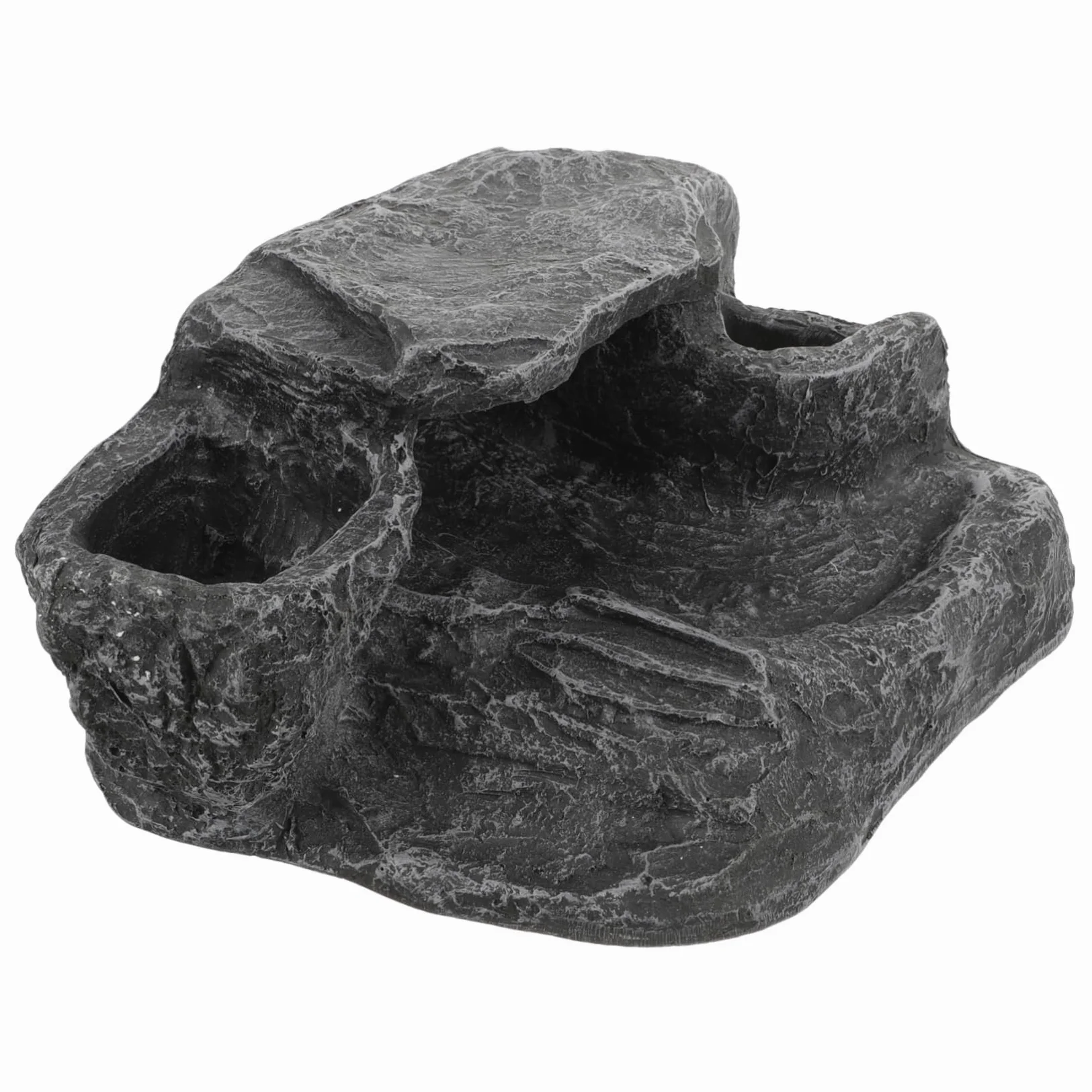 Milisten Plataforma para Tortugas de Resina Rampa y Cueva Decorativa para Terrarios y Acuarios Marinos, Fácil de Instalar y Resistente Decoloración