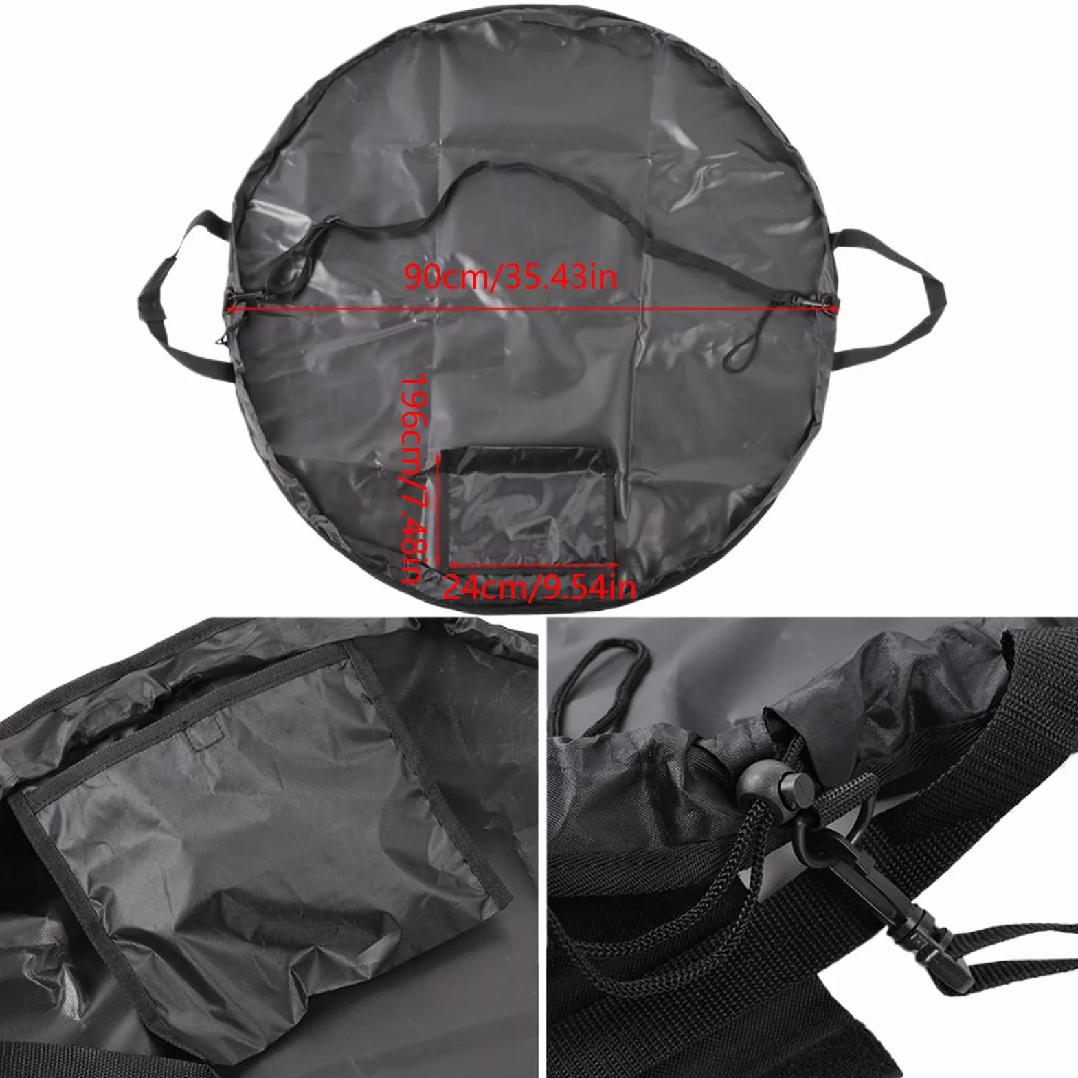 Alfombrilla de Neopreno para Cambio de Buceo Portátil, para Natación, Surf, Kitesurf, Piscina