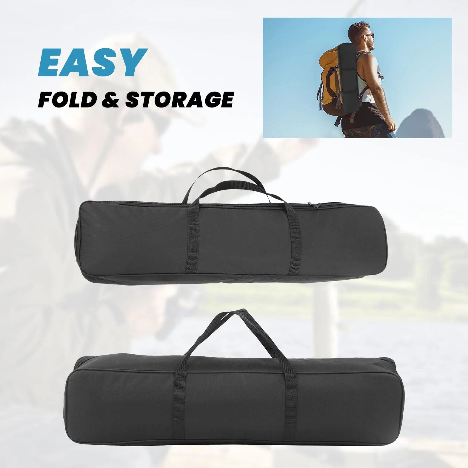 Bolsa de Pesca Mochila Almacenamiento Equipo de Pesca