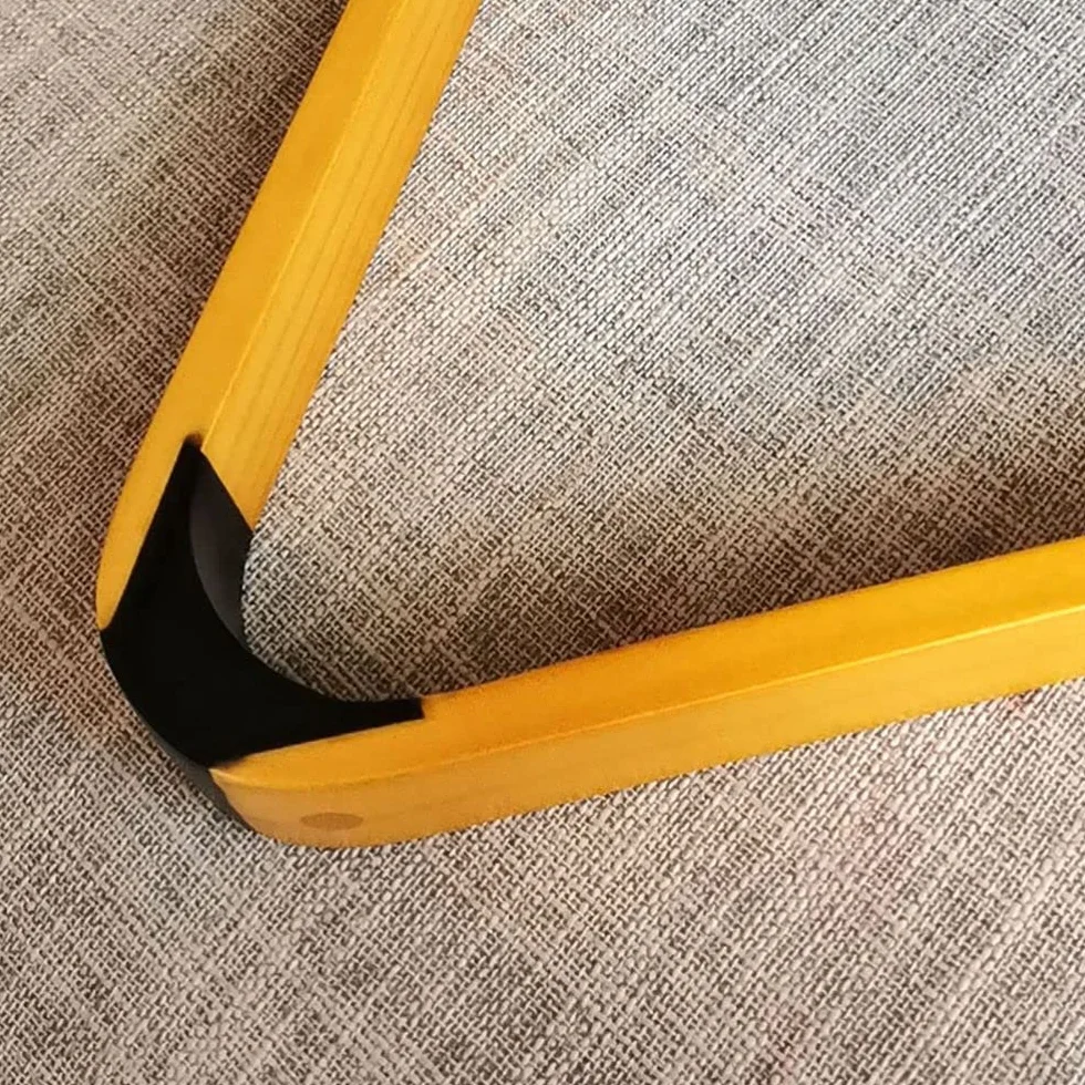 Triángulo de billar de madera sólida