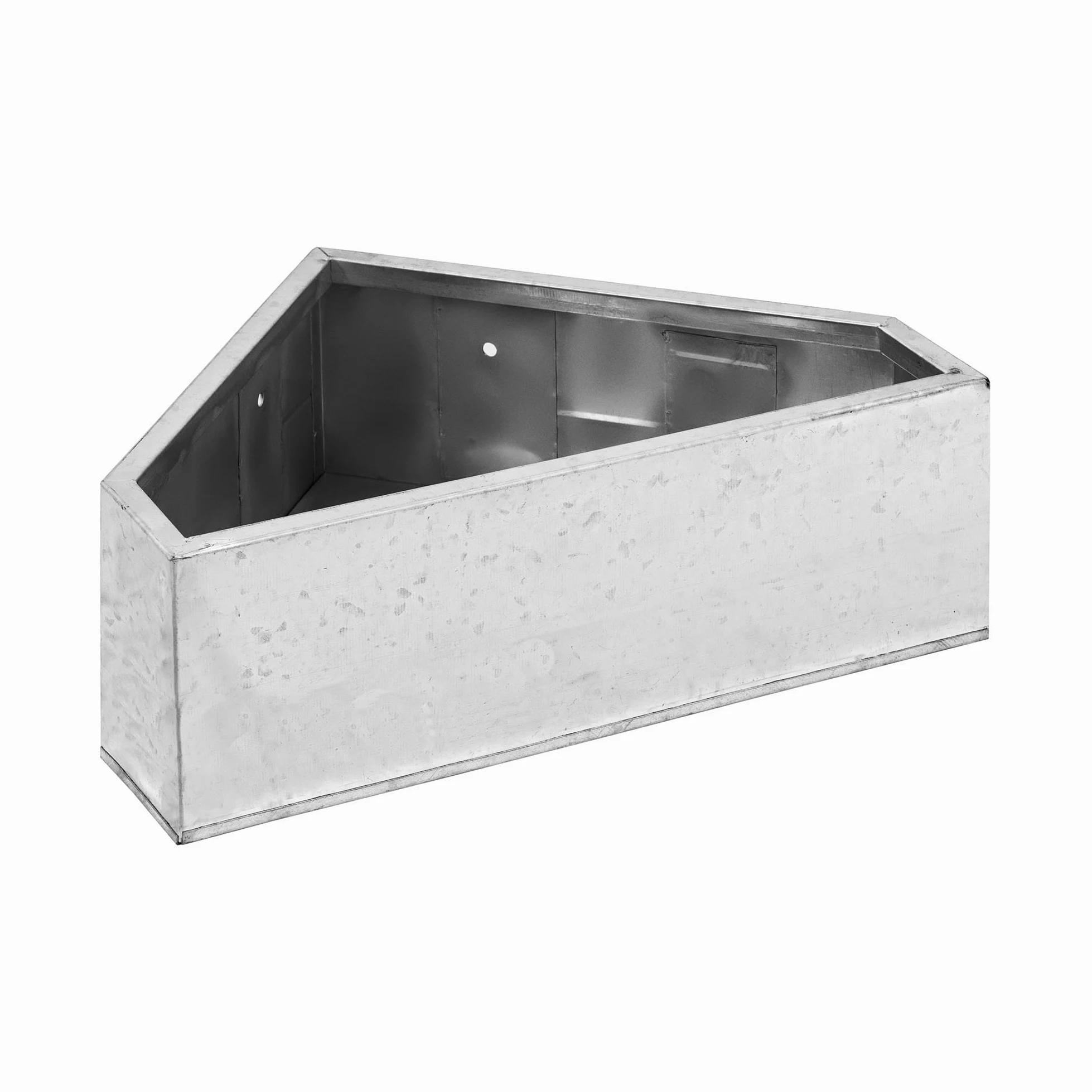 Comedero para Ganado 64 x 45,5 x 21 cm Volumen de 30 L Triangular Comederos para caballos Comedero para vacas Comedero para cerdos Comedero para terneros