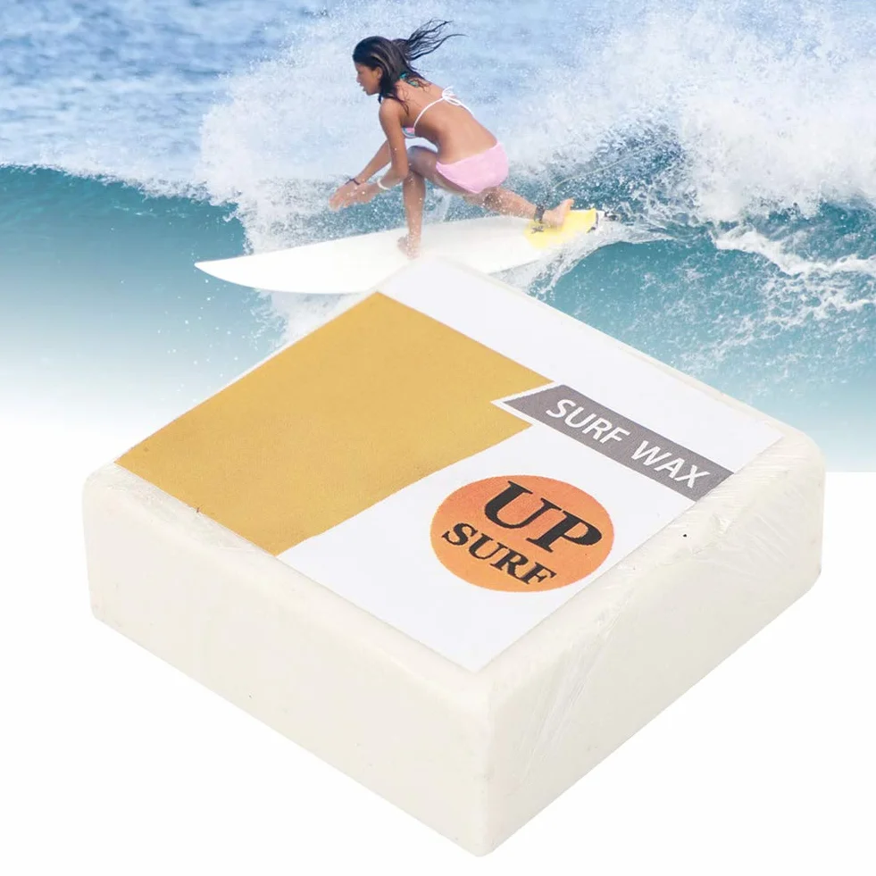 Alomejor Cera para Surf Cuadrada Transparente Blanco Leche Antideslizante