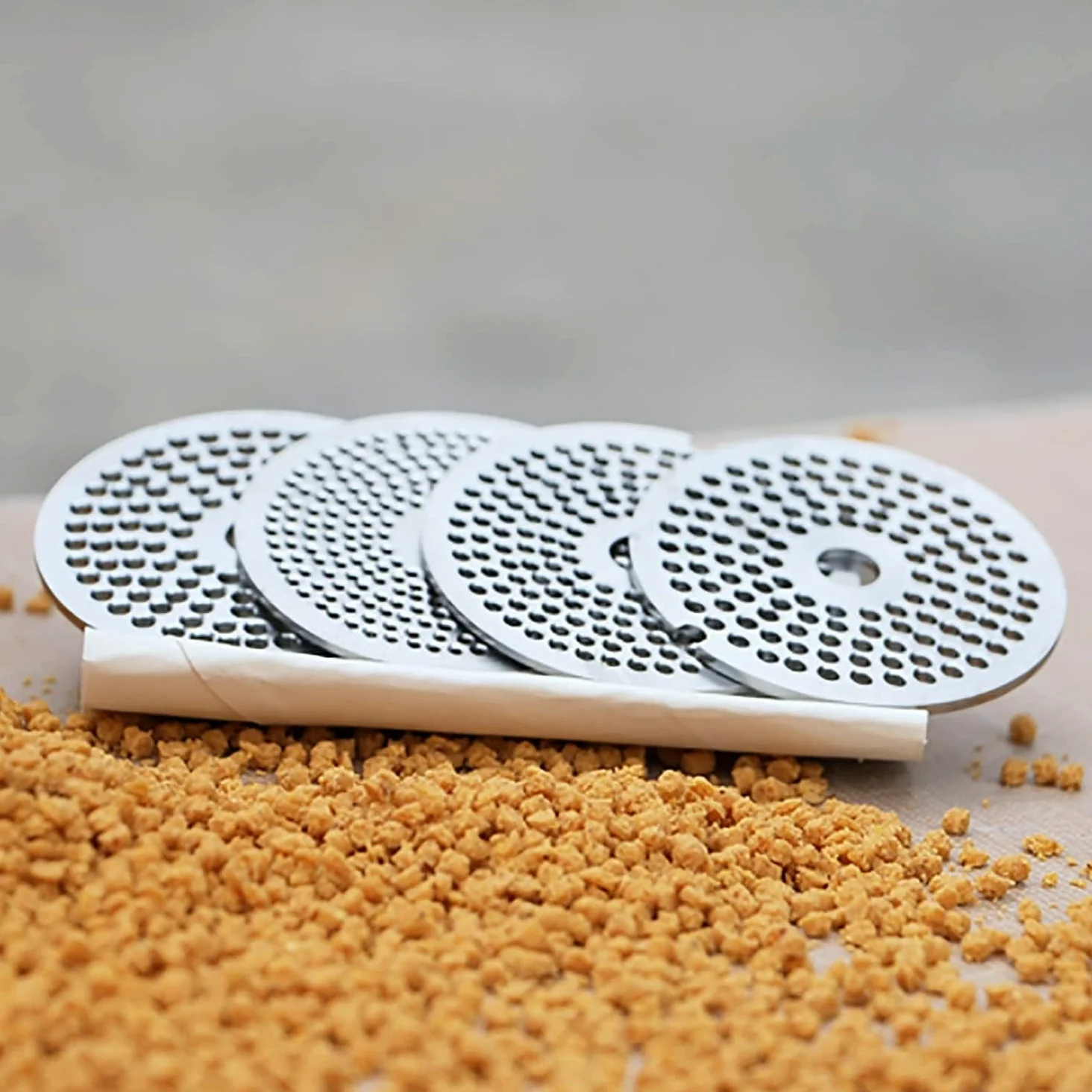 Máquina de pellets de alimentación animal, máquina de comida para perros y gatos, granulador de cebo de pesca para pájaros y mascotas con moldes opcionales para alimentación de animales de granja