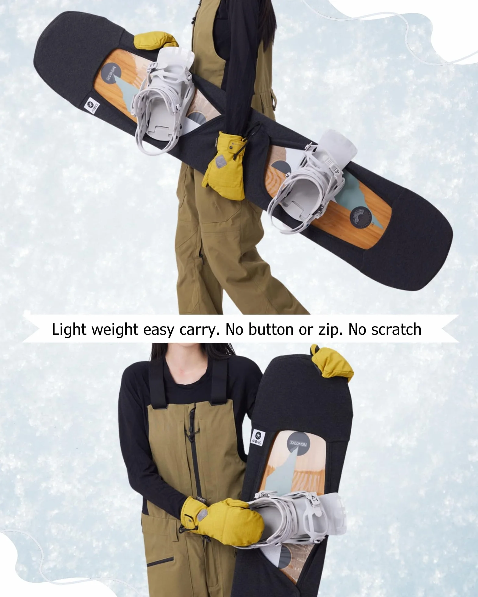MONS Funda Protectora Flexible para Snowboard
