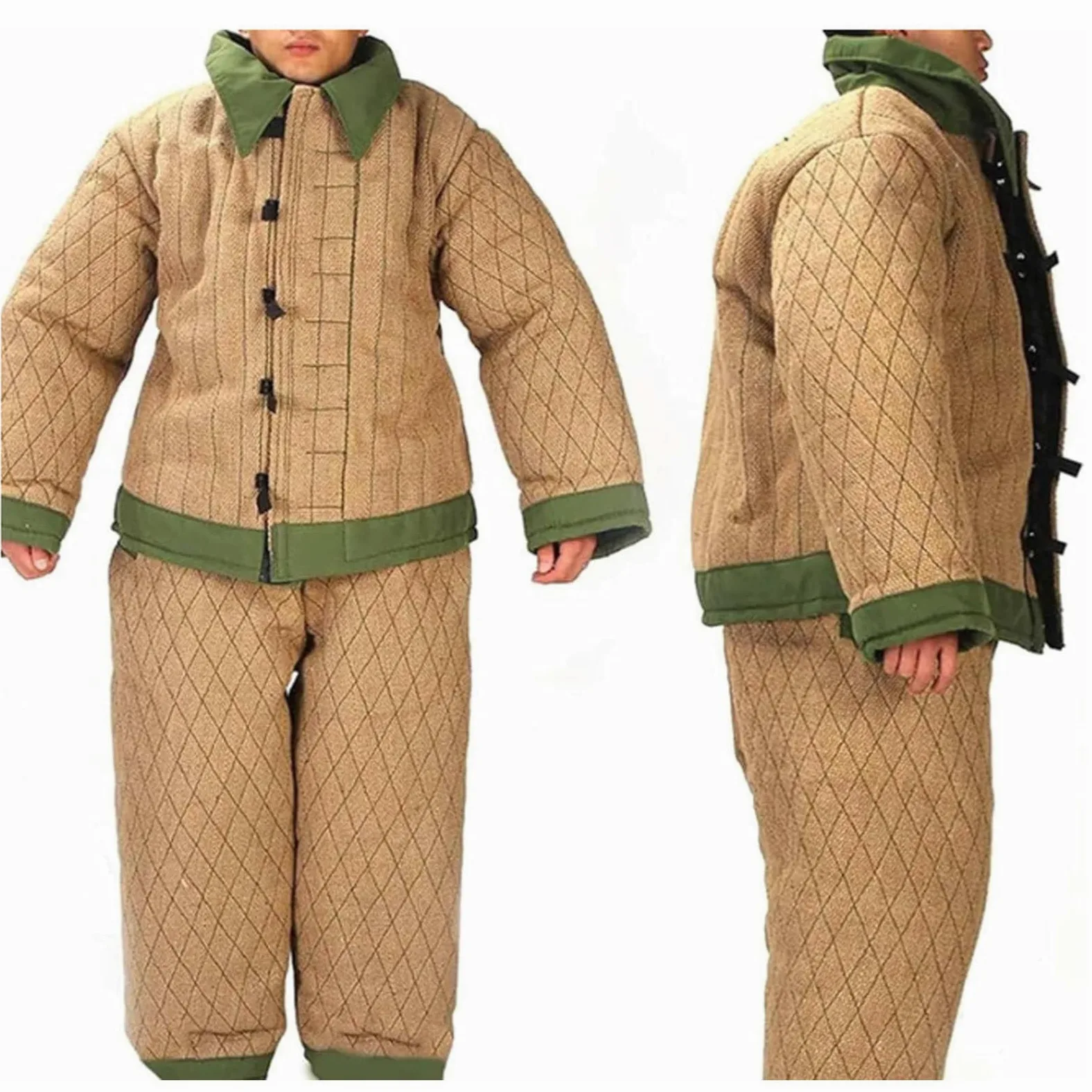 Mono antimordeduras, traje de adiestramiento canino, ropa protectora para adiestramiento canino - Traje de adiestramiento canino policía para perros medianos y grandes.,L