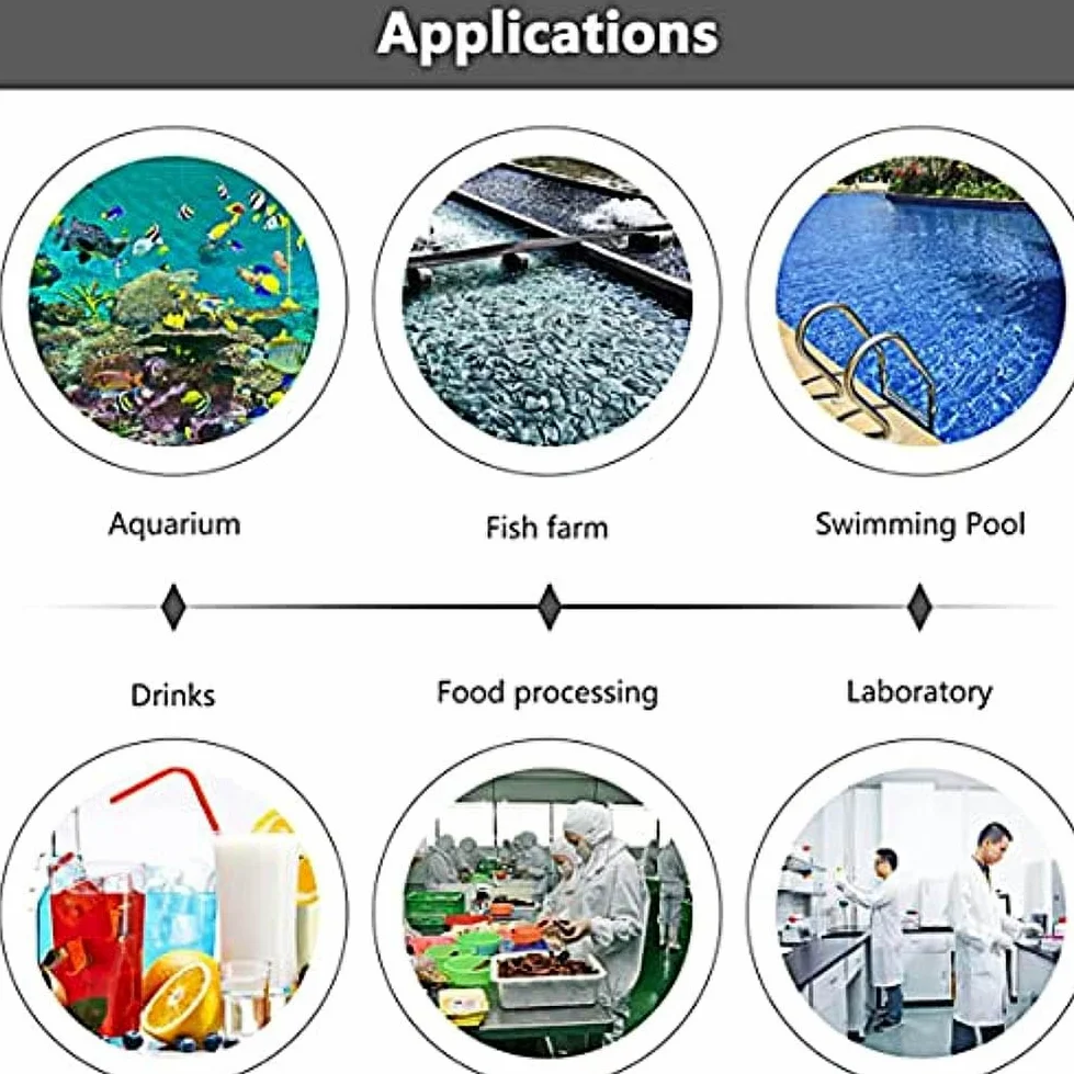 Probador portátil de calidad del agua, medidor de oxígeno disuelto para cría de animales con pantalla LCD retroiluminada, alta medición, para tratamiento de aguas residuales, laboratorios, acuicultura