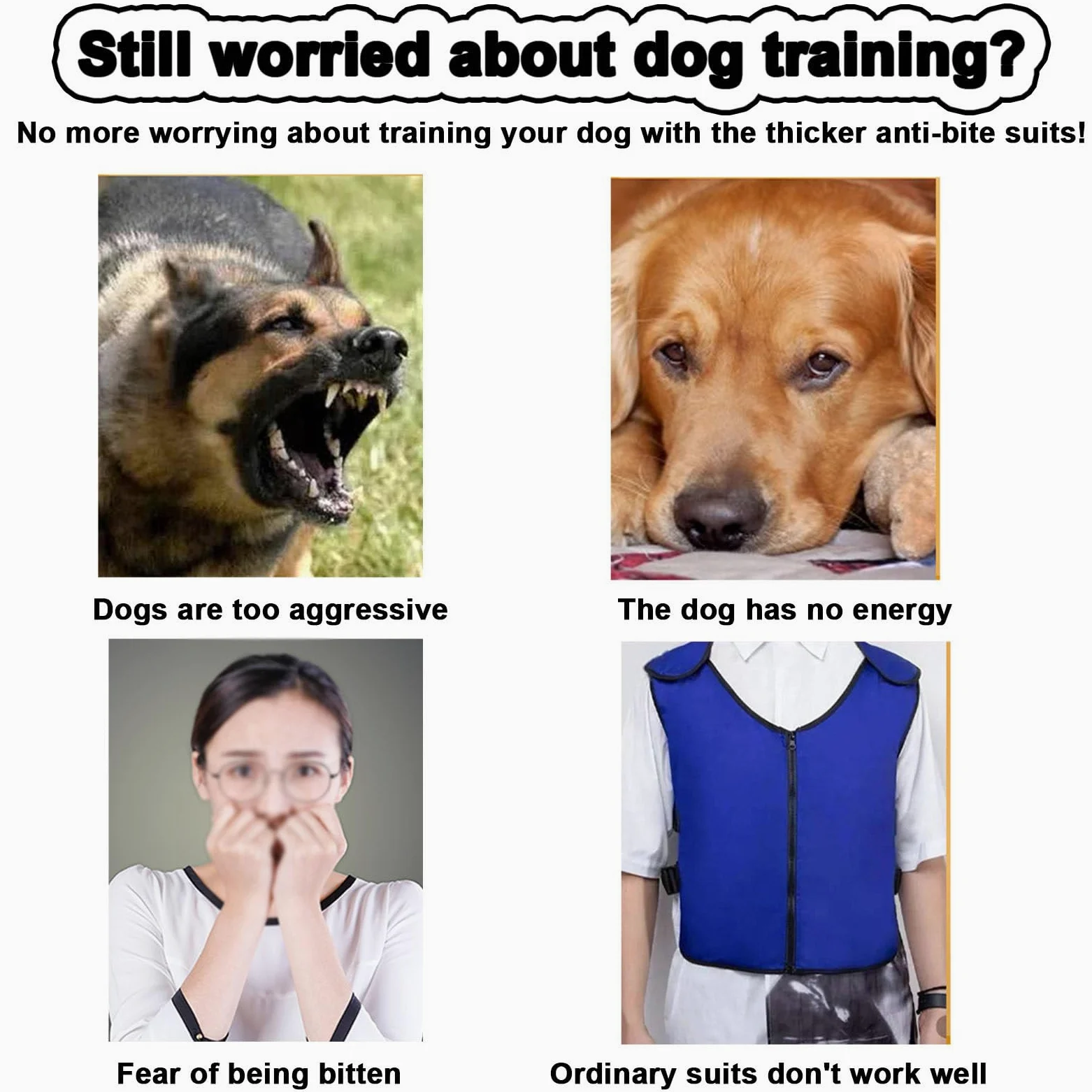 Mono antimordeduras, traje de adiestramiento canino, ropa protectora para adiestramiento canino - Traje de adiestramiento canino policía para perros medianos y grandes.,L