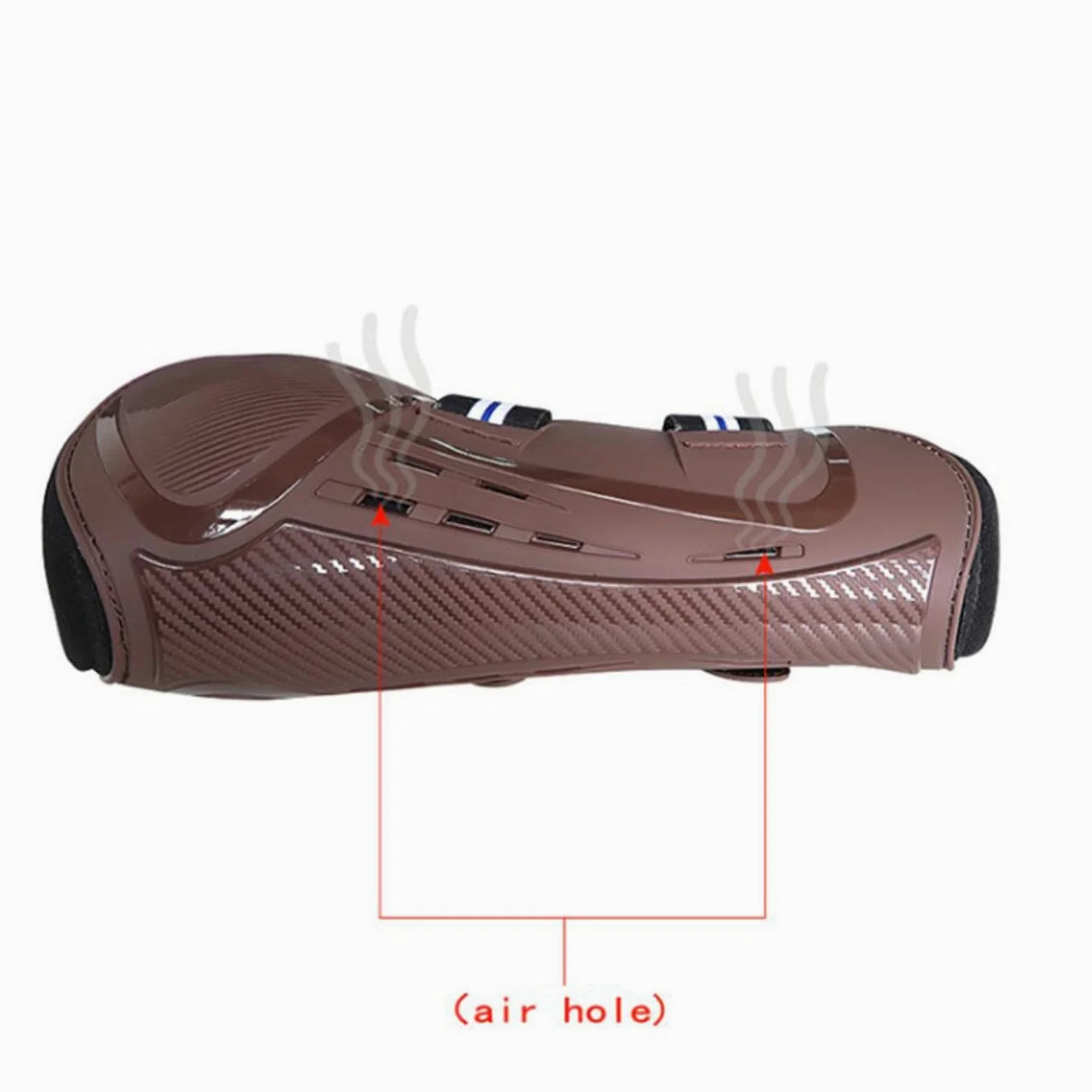 Sharplace 4X Botas para Caballos, Protección para Las Piernas, Soporte Amortiguador, Vendajes para Las Piernas, Protector de Piernas para Entrenamiento de Salto, marrón XL