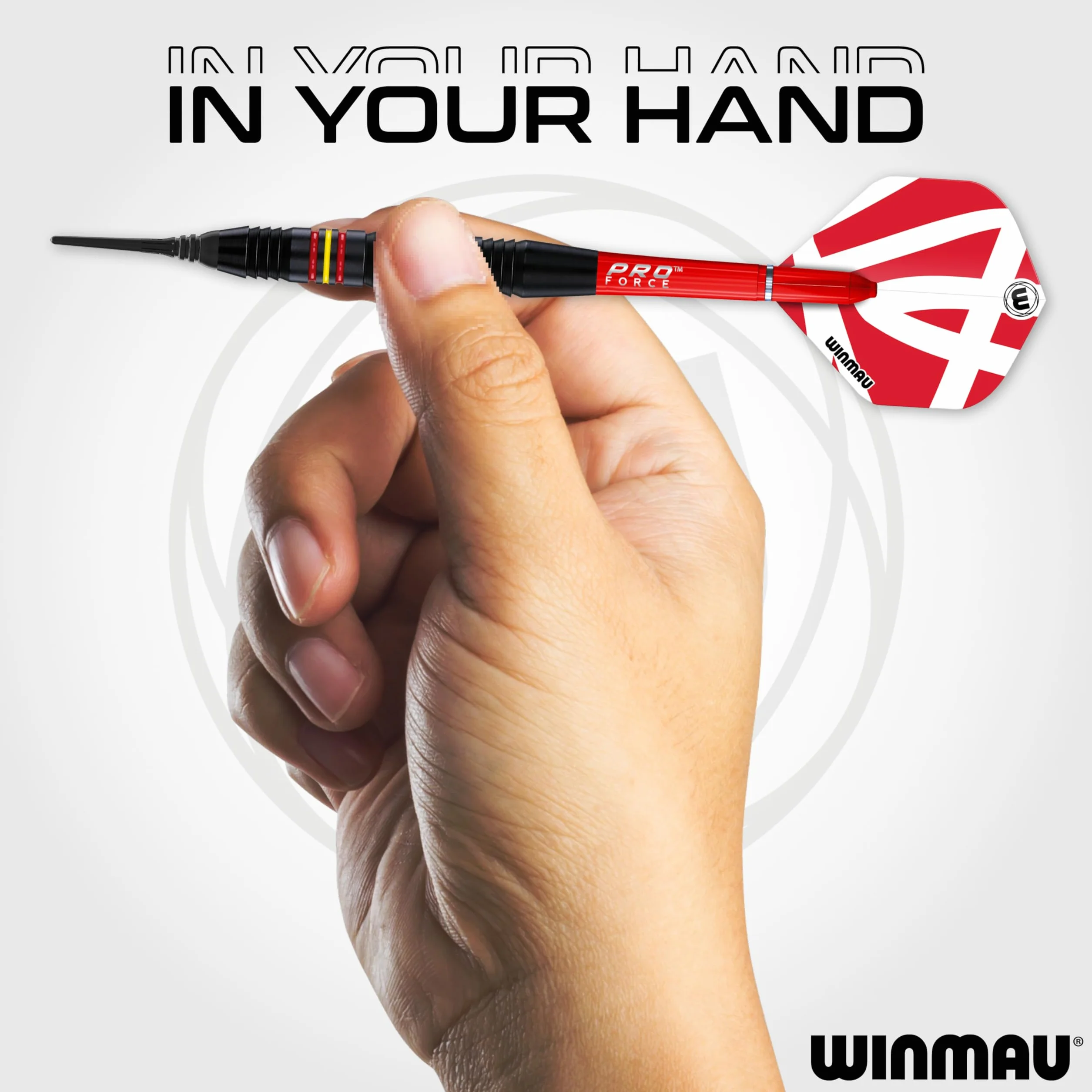 WINMAU Outrage Set de Dardos de Latón Softip 18 Gramos