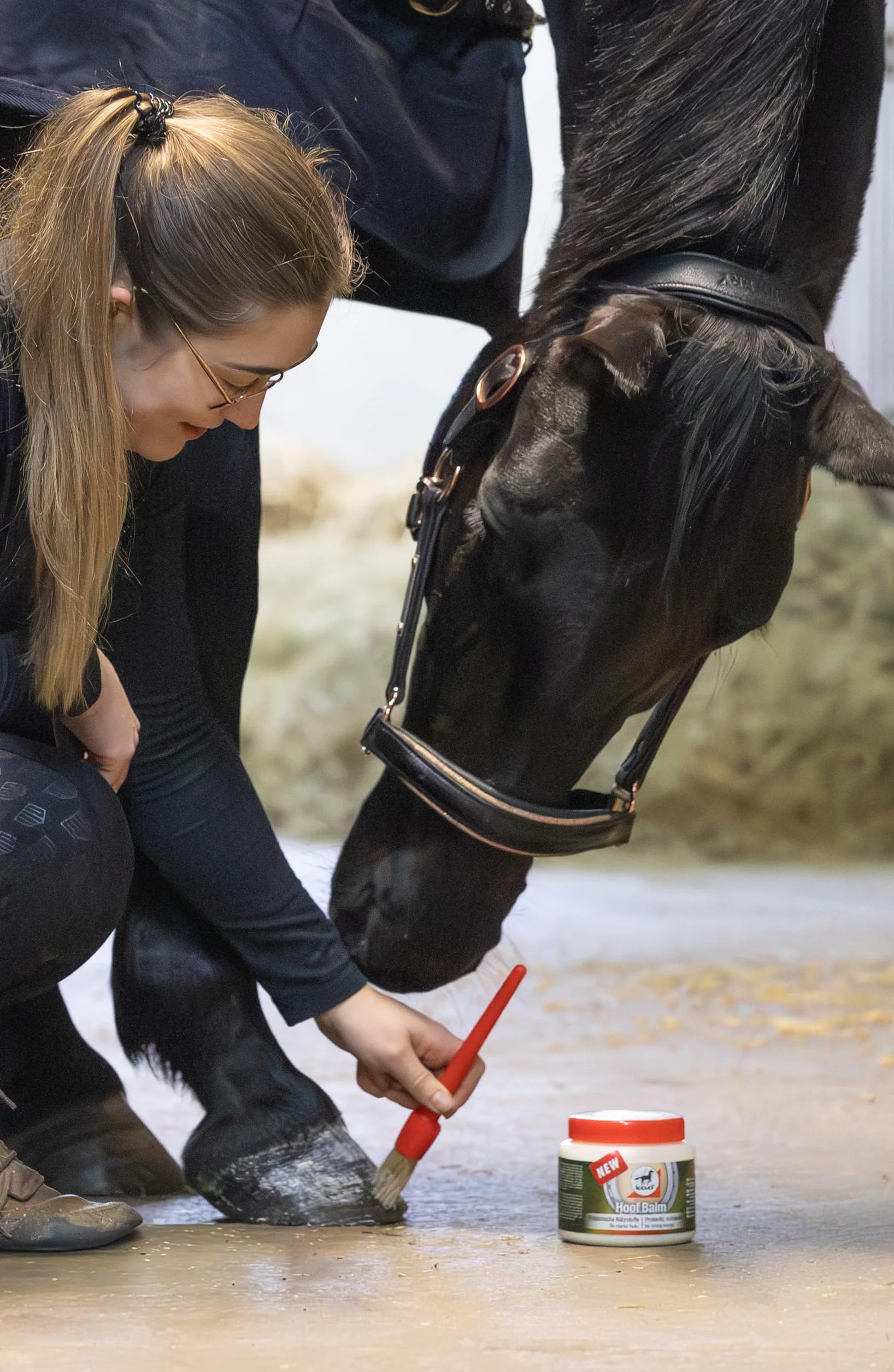 Leovet Bálsamo para Cascos | 450 ml | Cuidado de Cascos para Caballos | con Nutrientes Prebióticos