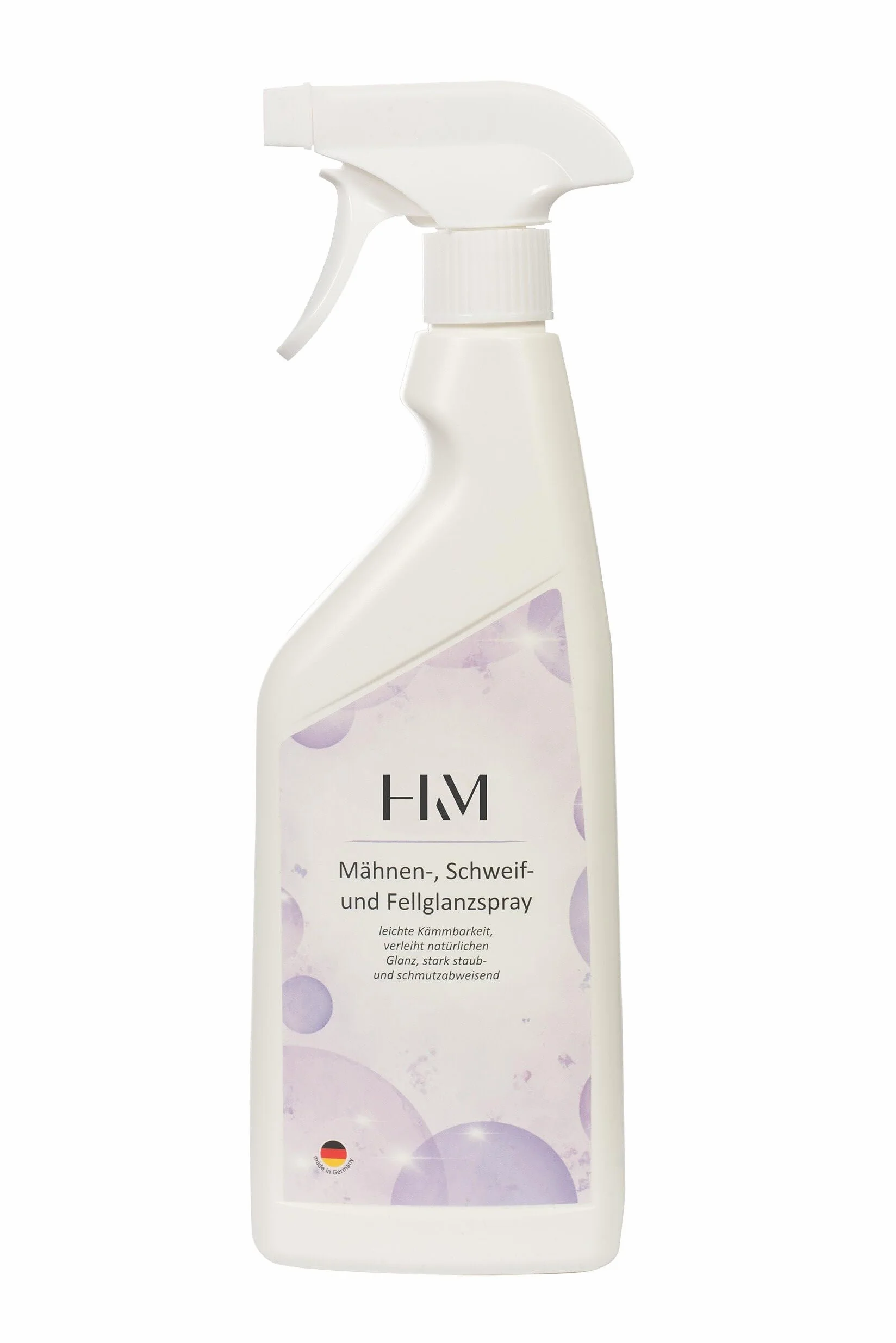 Spray abrillantador HKM | Tamaño 500 ml | Equipamiento para el caballo | Producto de Guarnicionería | Tradición artesana | Los Nietos