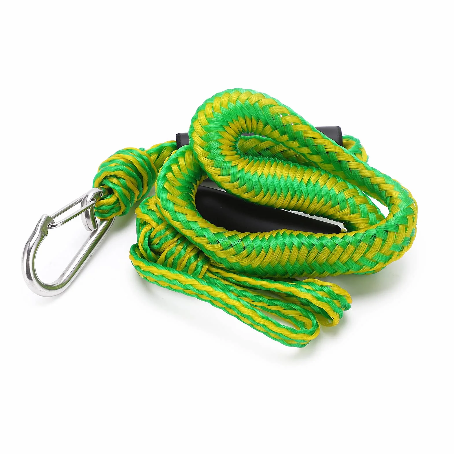 Bungee Dock Line Marine Rope Boat Dock Lines Cuerda de Amarre Verde con Hebilla D para Jetski Kayak
